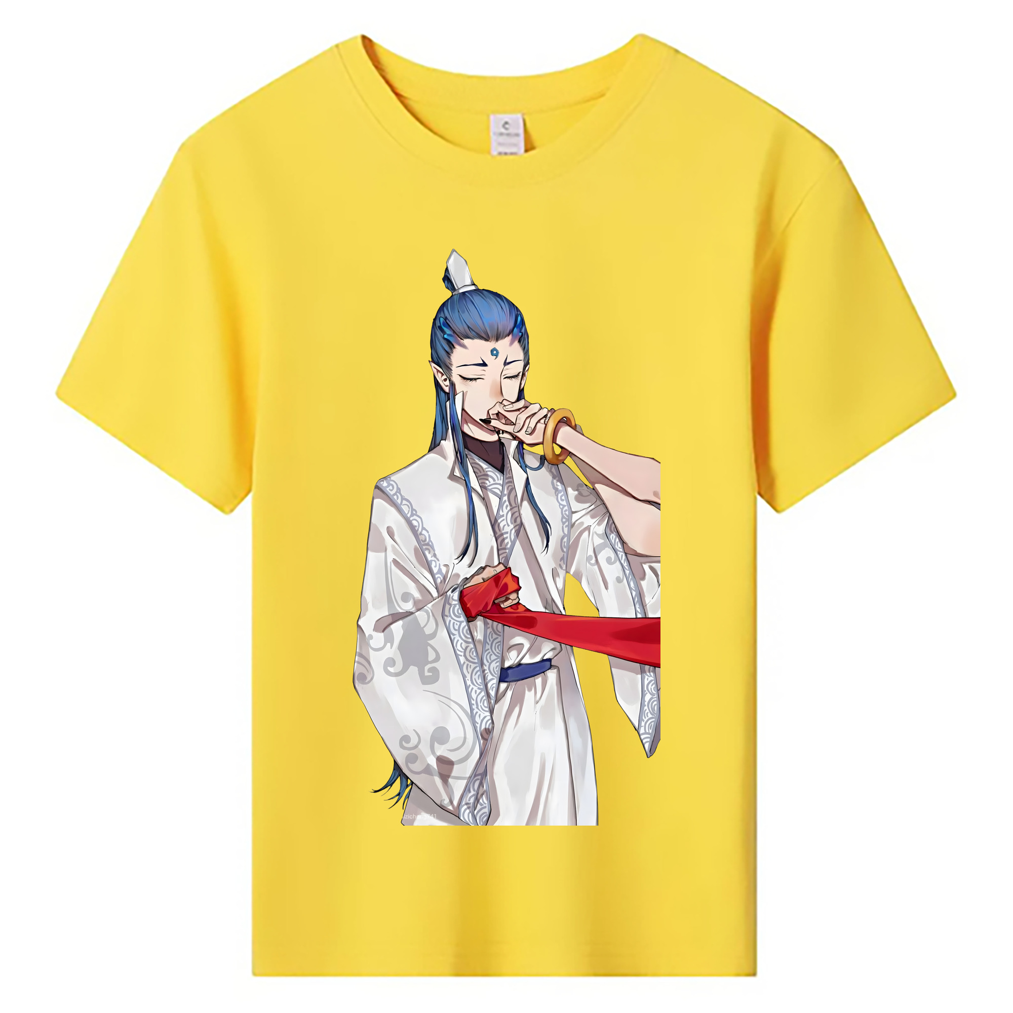 （画像用） Ne Zha 2 ナタ 魔童の大暴れ 綿100％キッズTシャツ（フロントプリント）
