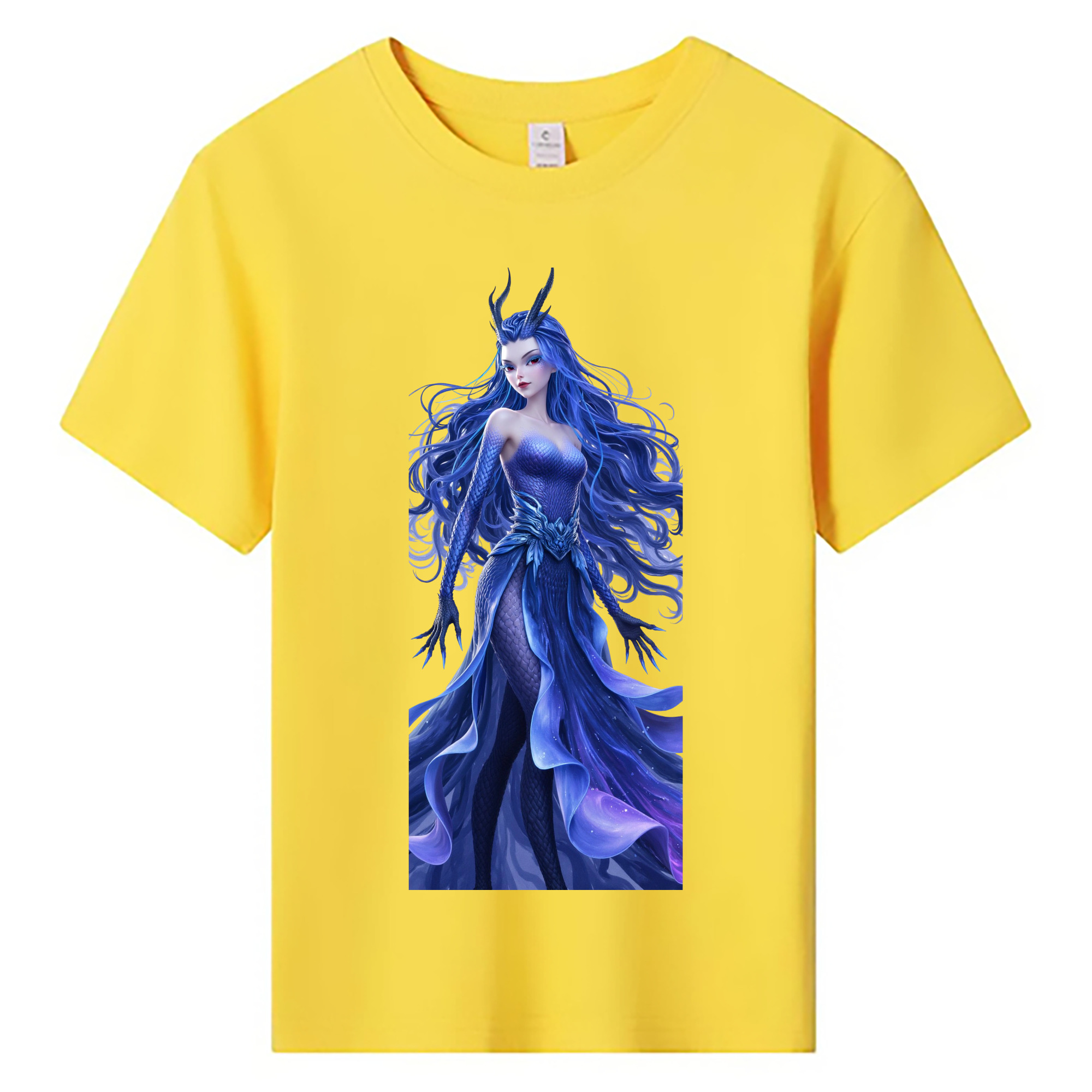 （画像用） Ne Zha 2 ナタ 魔童の大暴れ 綿100％キッズTシャツ（フロントプリント）