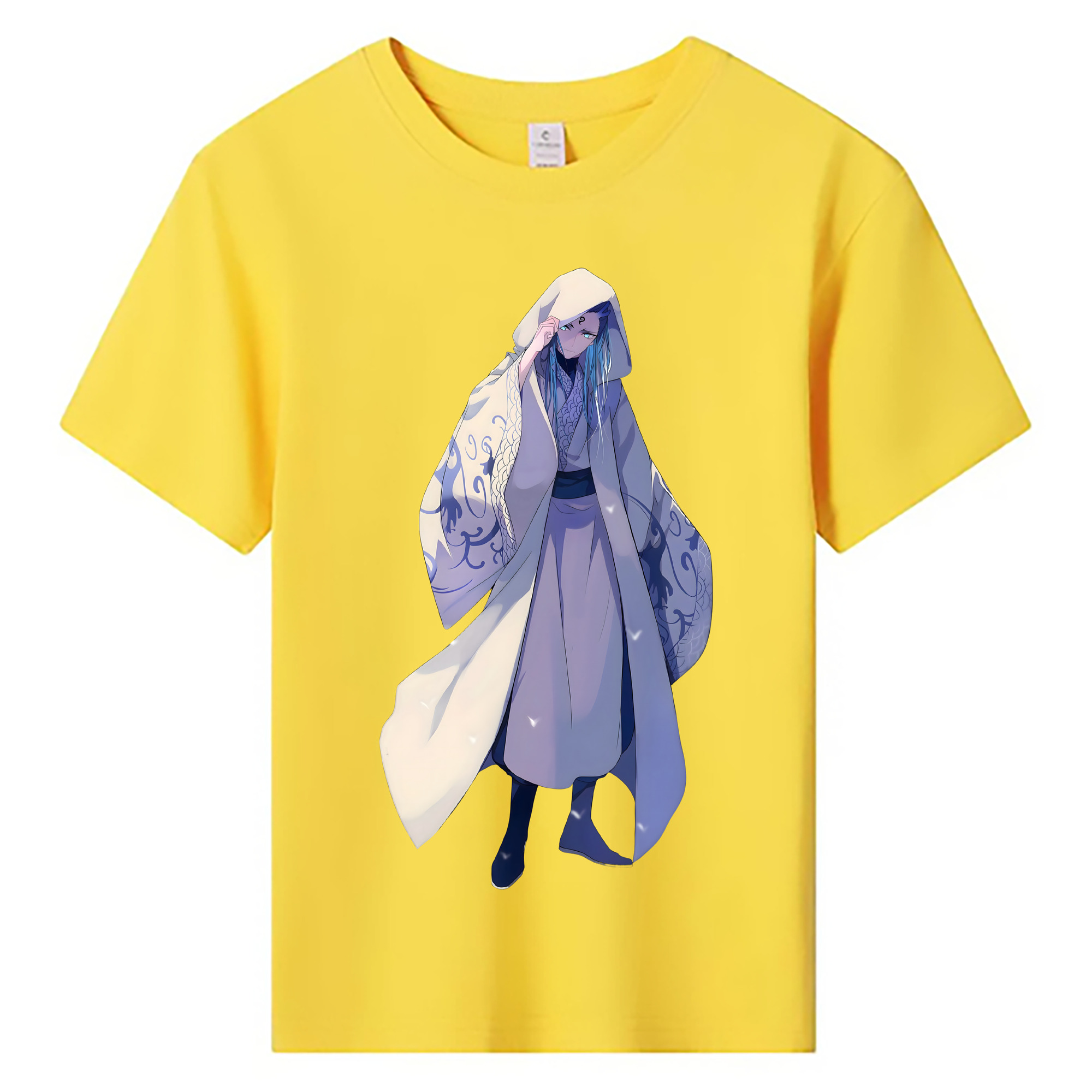（画像用） Ne Zha 2 ナタ 魔童の大暴れ 綿100％キッズTシャツ（フロントプリント）