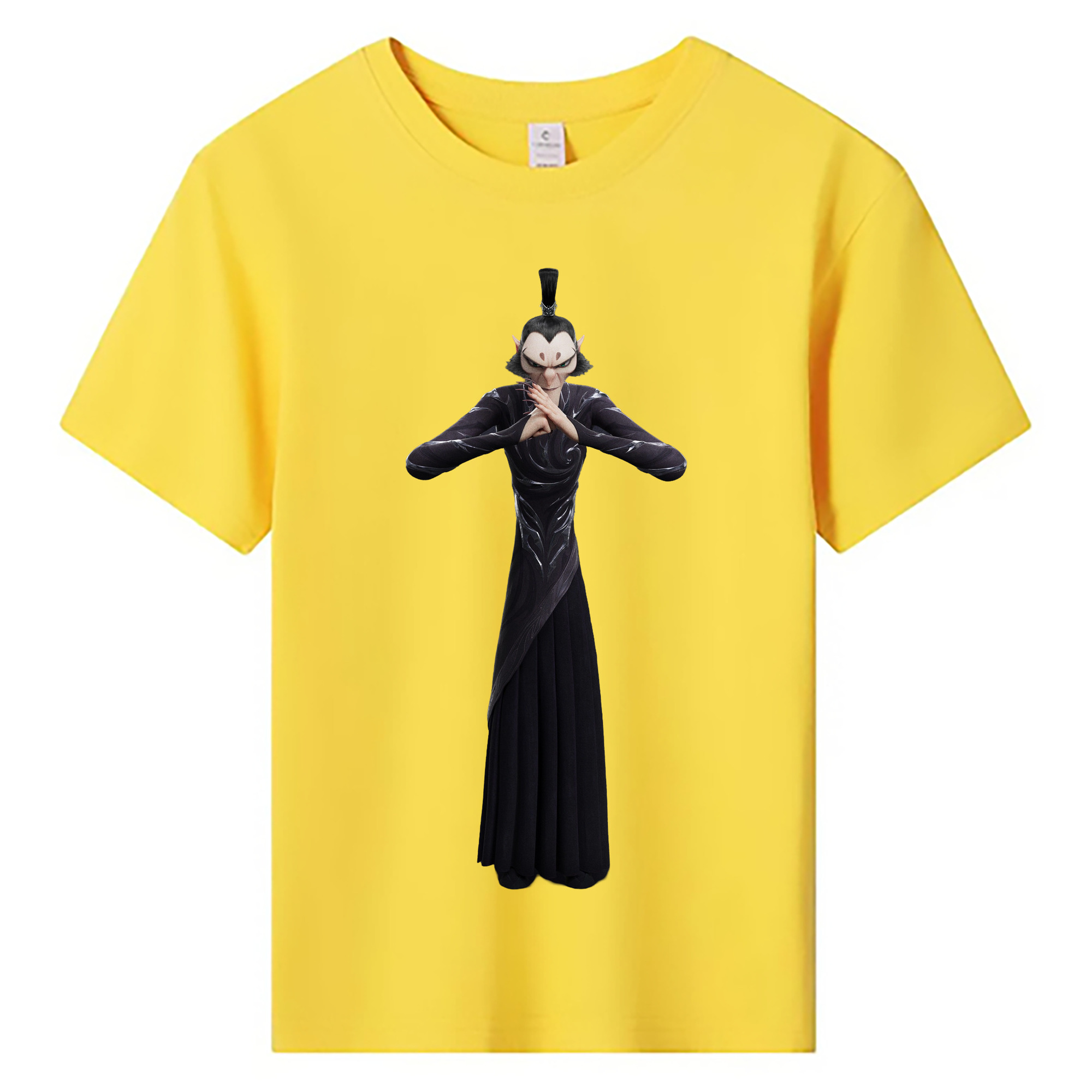 （画像用） Ne Zha 2 ナタ 魔童の大暴れ 綿100％キッズTシャツ（フロントプリント）