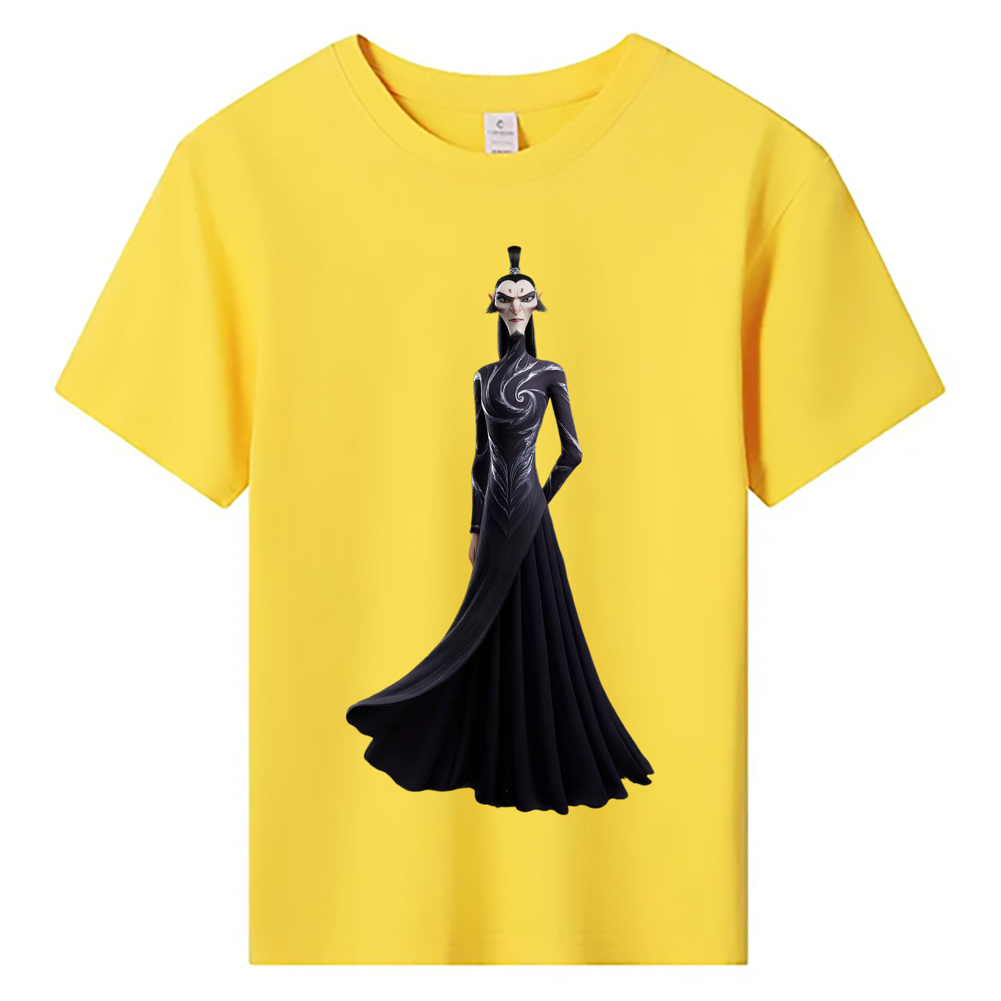 （画像用） Ne Zha 2 ナタ 魔童の大暴れ 綿100％キッズTシャツ（フロントプリント）