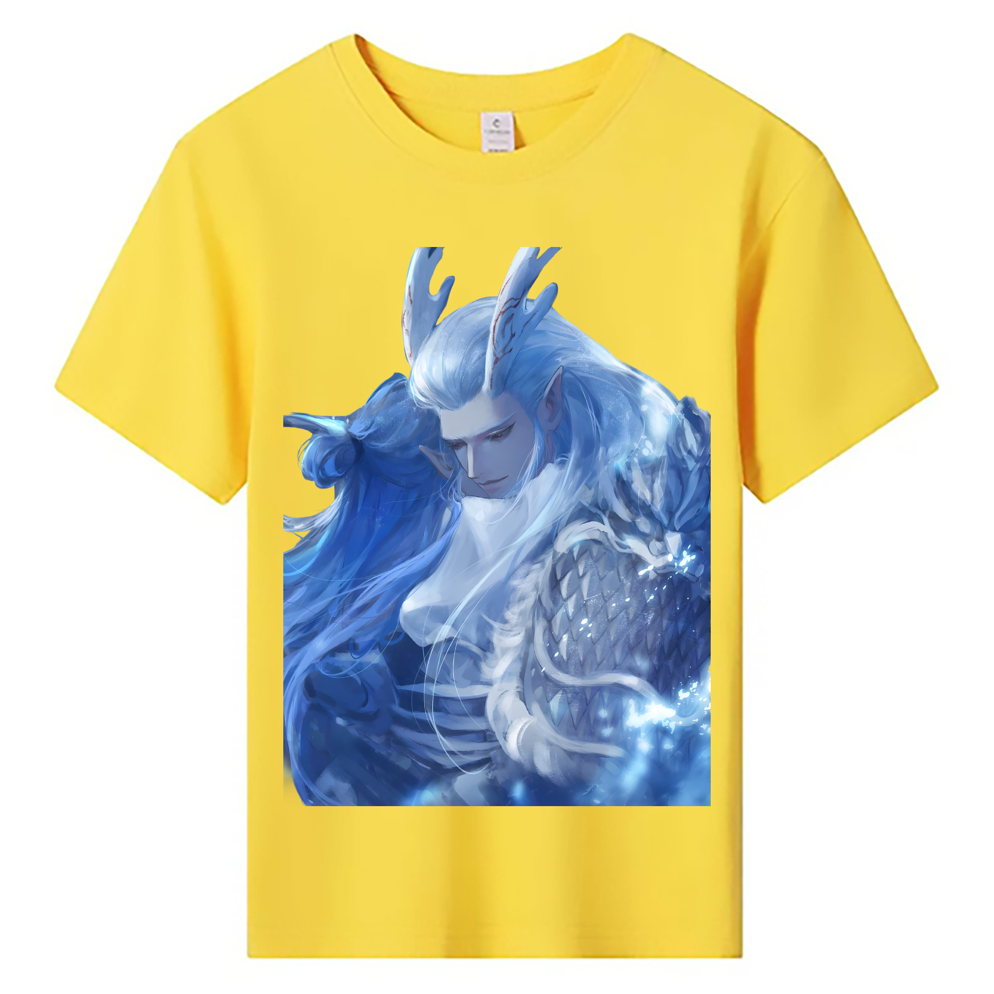 （画像用） Ne Zha 2 ナタ 魔童の大暴れ 綿100％キッズTシャツ（フロントプリント）