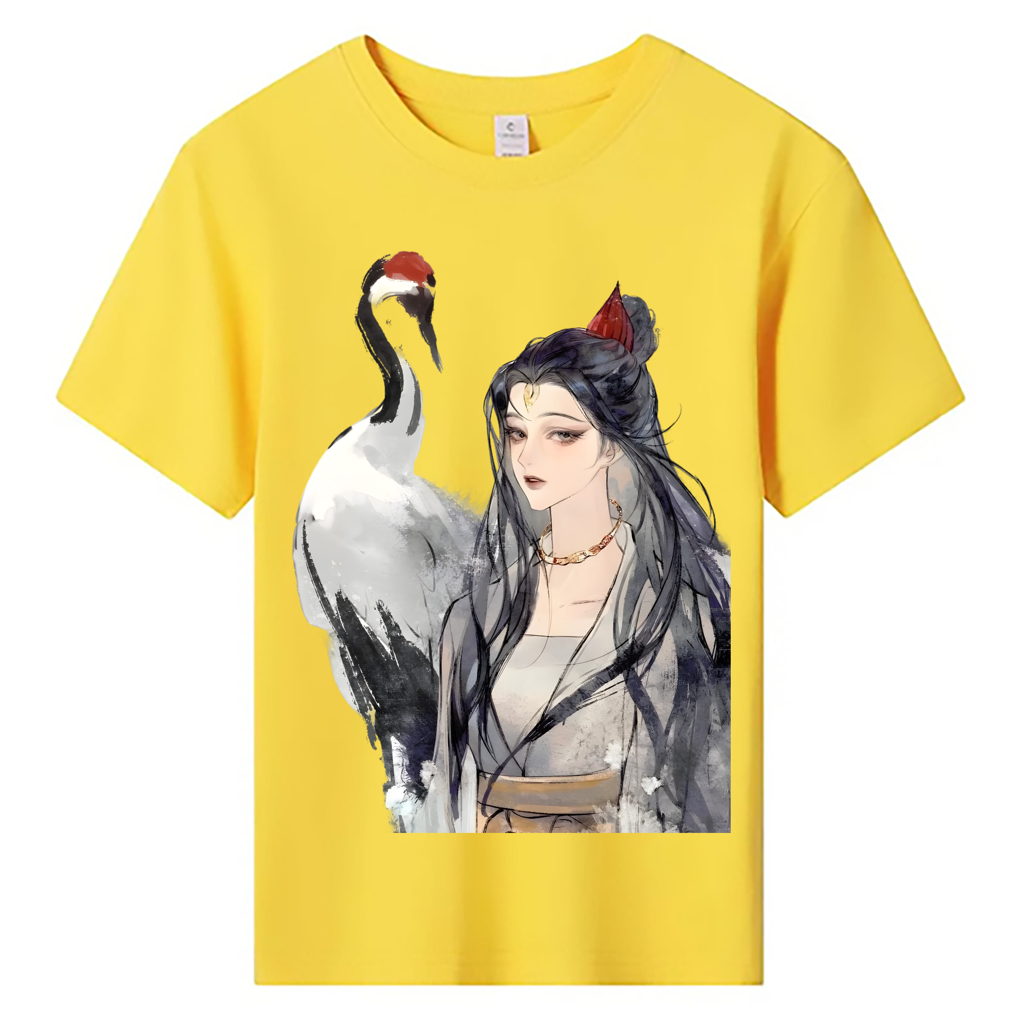 （画像用） Ne Zha 2 ナタ 魔童の大暴れ 綿100％キッズTシャツ（フロントプリント）