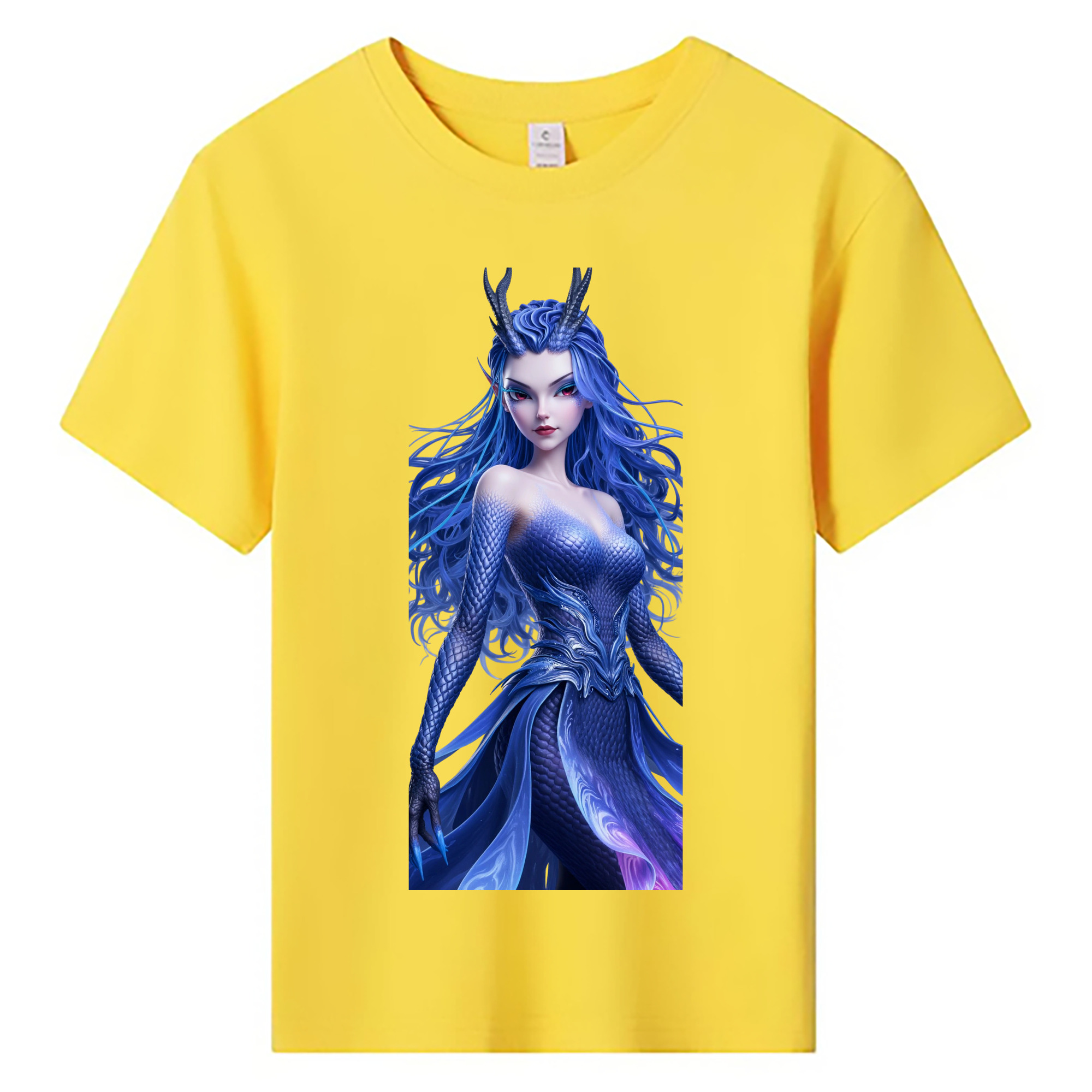 （画像用） Ne Zha 2 ナタ 魔童の大暴れ 綿100％キッズTシャツ（フロントプリント）