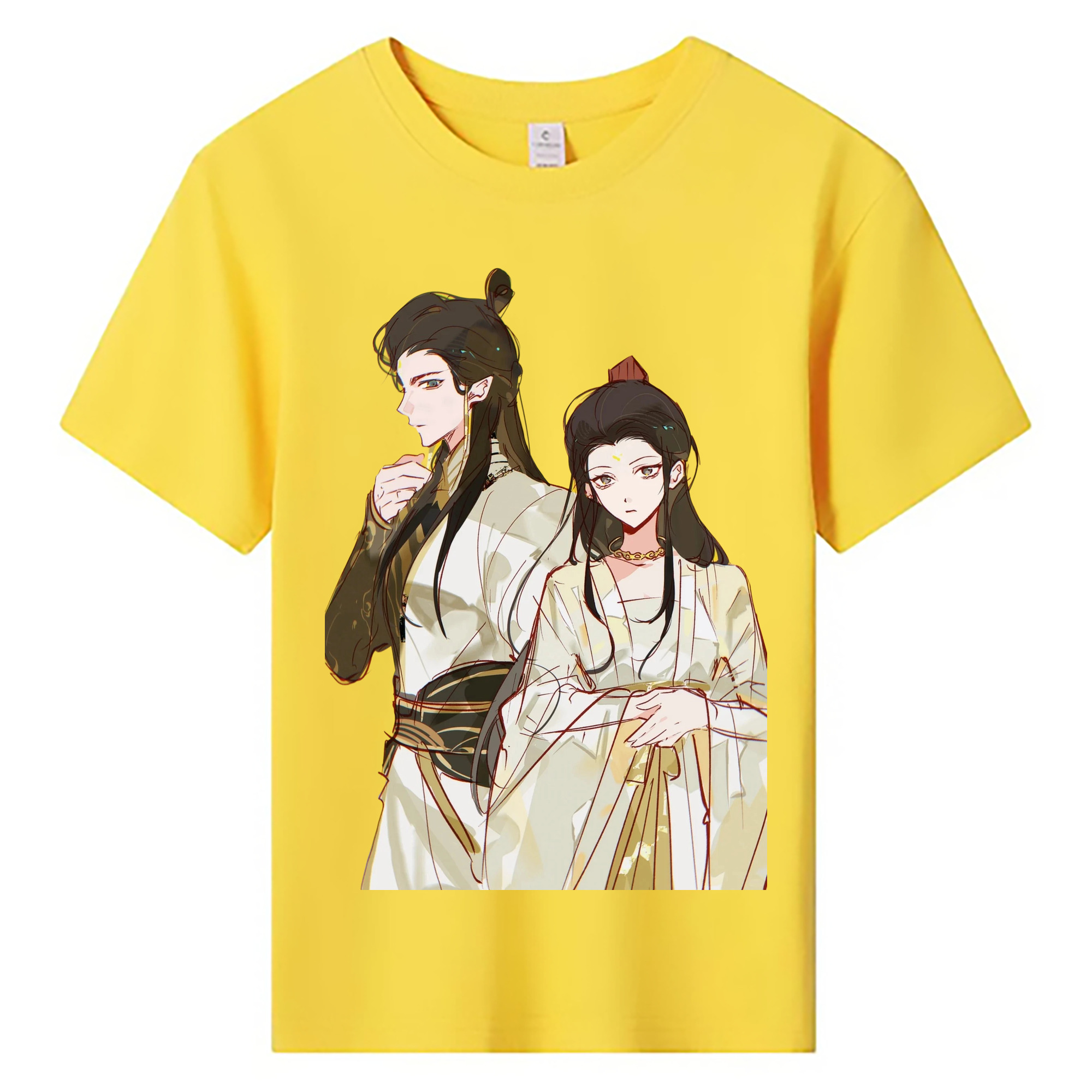 （画像用） Ne Zha 2 ナタ 魔童の大暴れ 綿100％キッズTシャツ（フロントプリント）