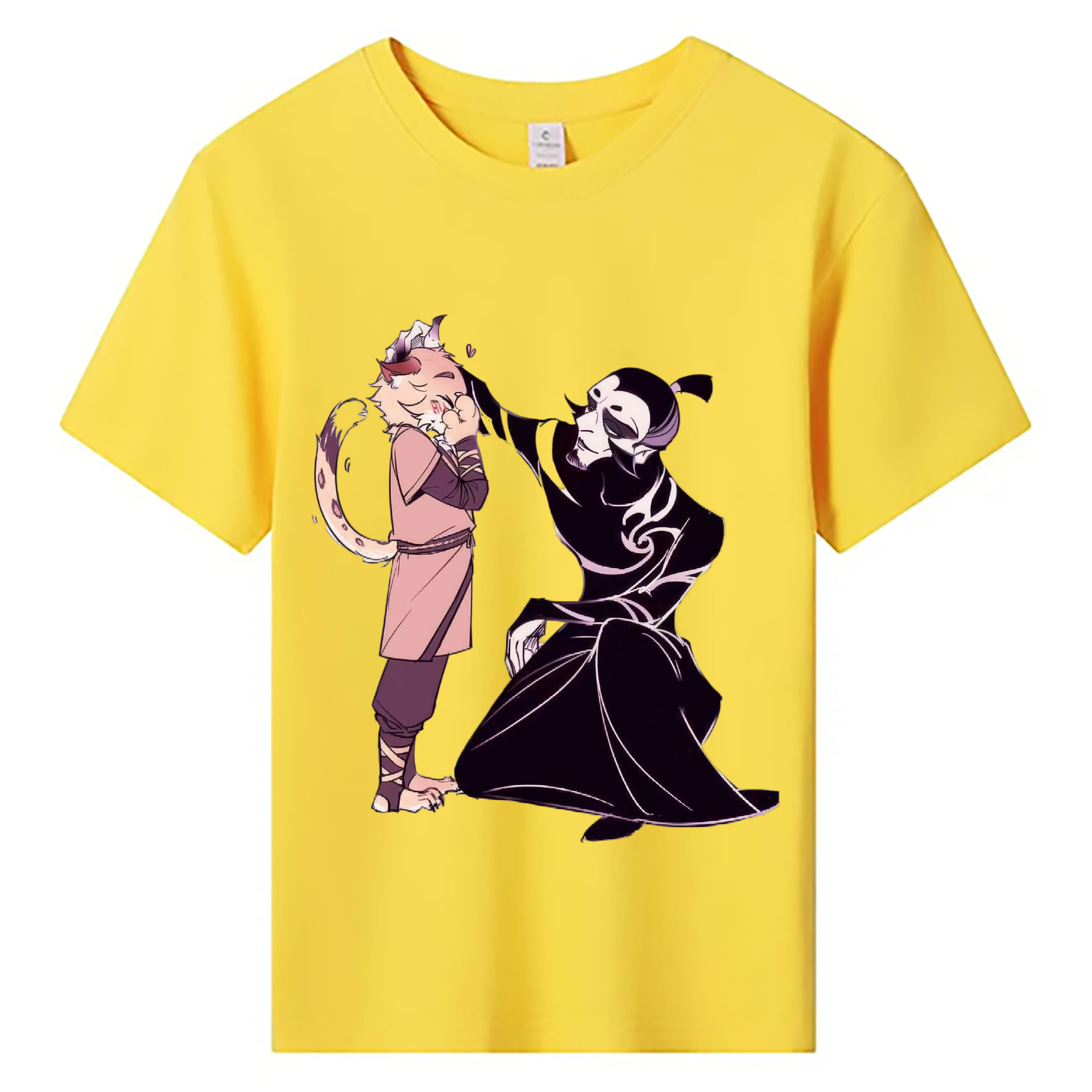 （画像用） Ne Zha 2 ナタ 魔童の大暴れ 綿100％キッズTシャツ（フロントプリント）