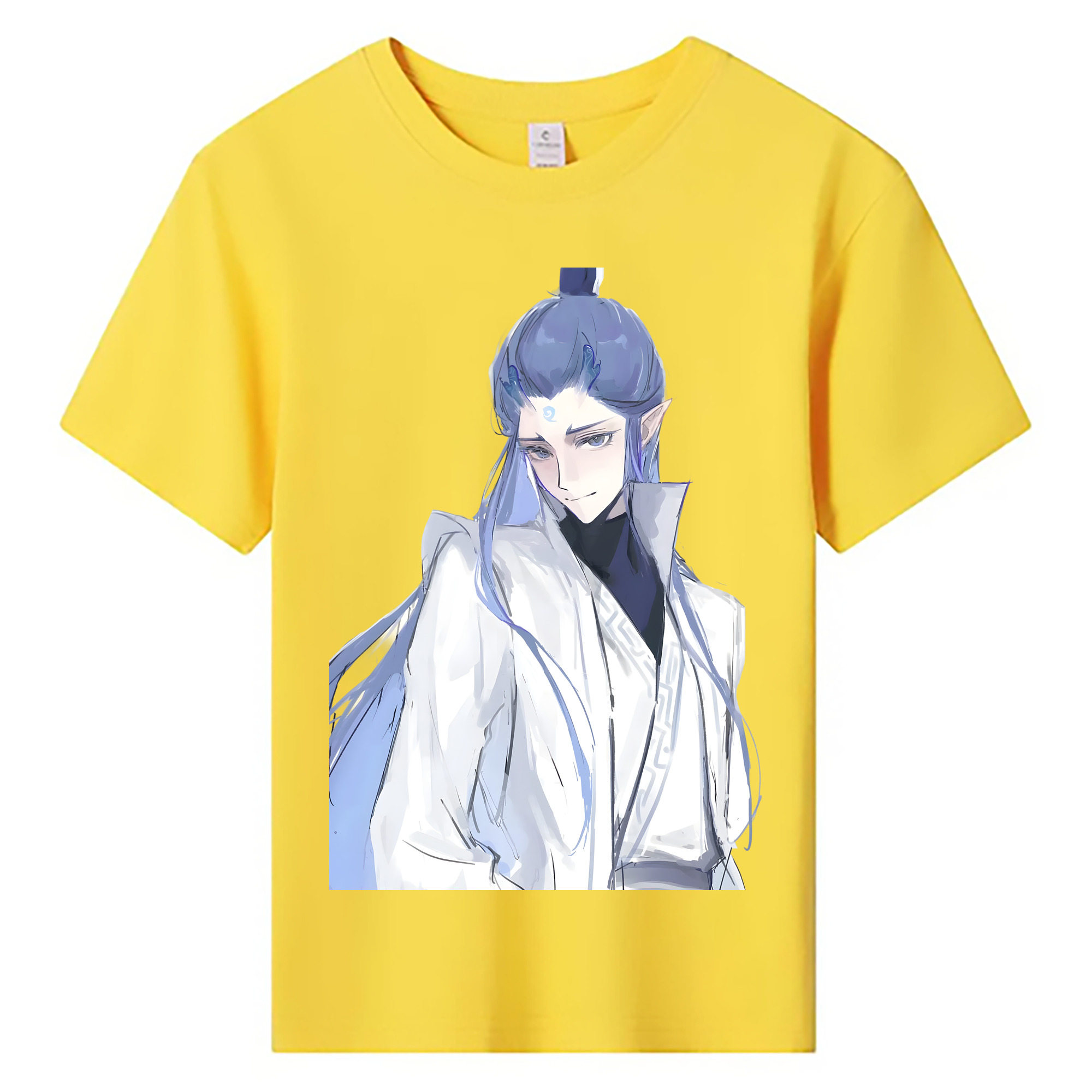（画像用） Ne Zha 2 ナタ 魔童の大暴れ 綿100％キッズTシャツ（フロントプリント）