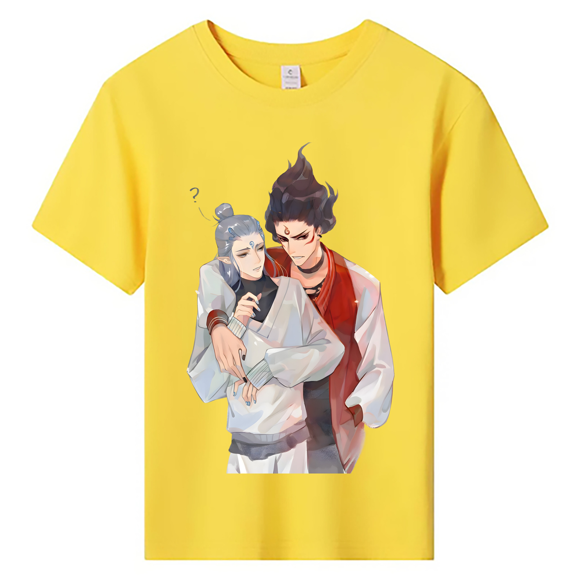 （画像用） Ne Zha 2 ナタ 魔童の大暴れ 綿100％キッズTシャツ（フロントプリント）