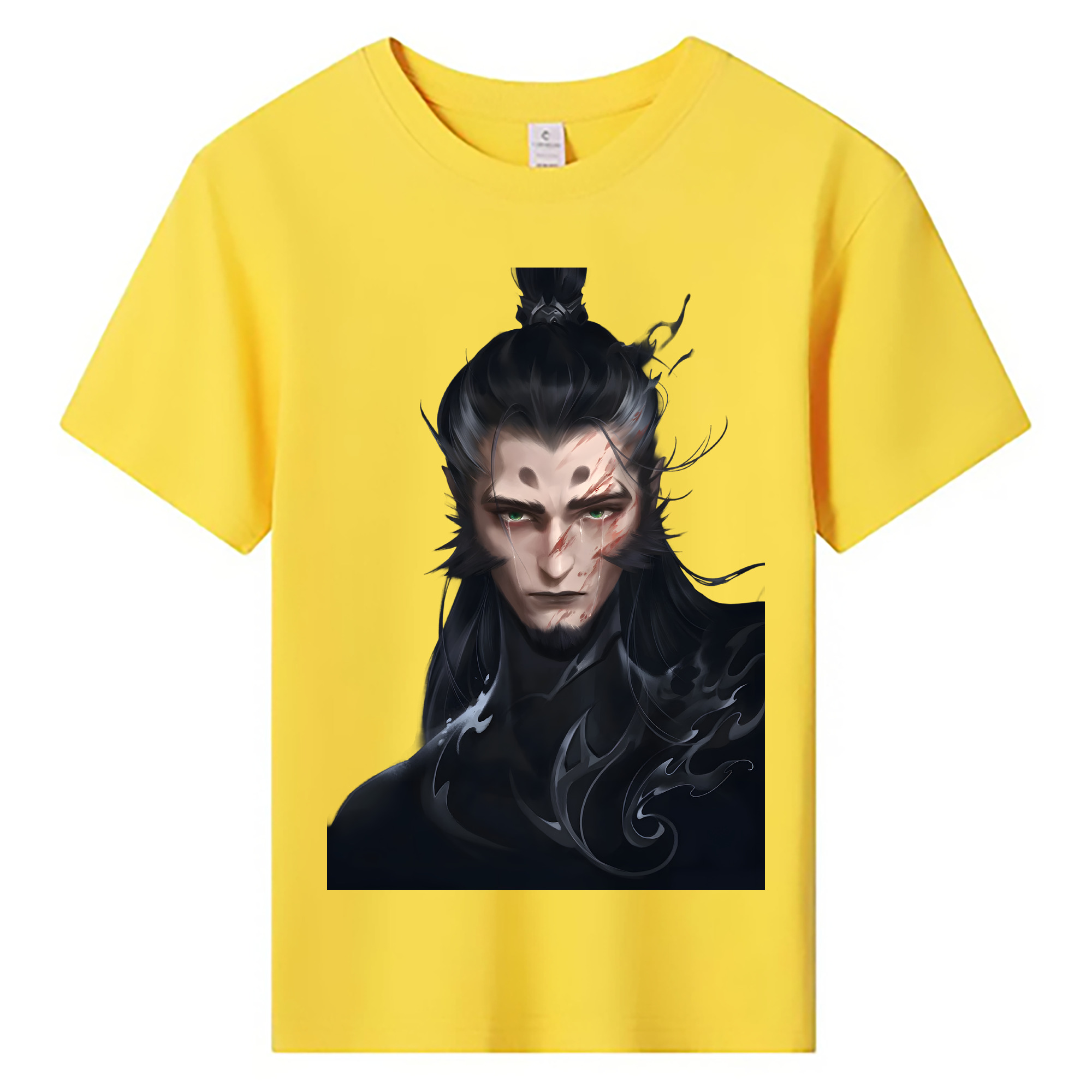 （画像用） Ne Zha 2 ナタ 魔童の大暴れ 綿100％キッズTシャツ（フロントプリント）