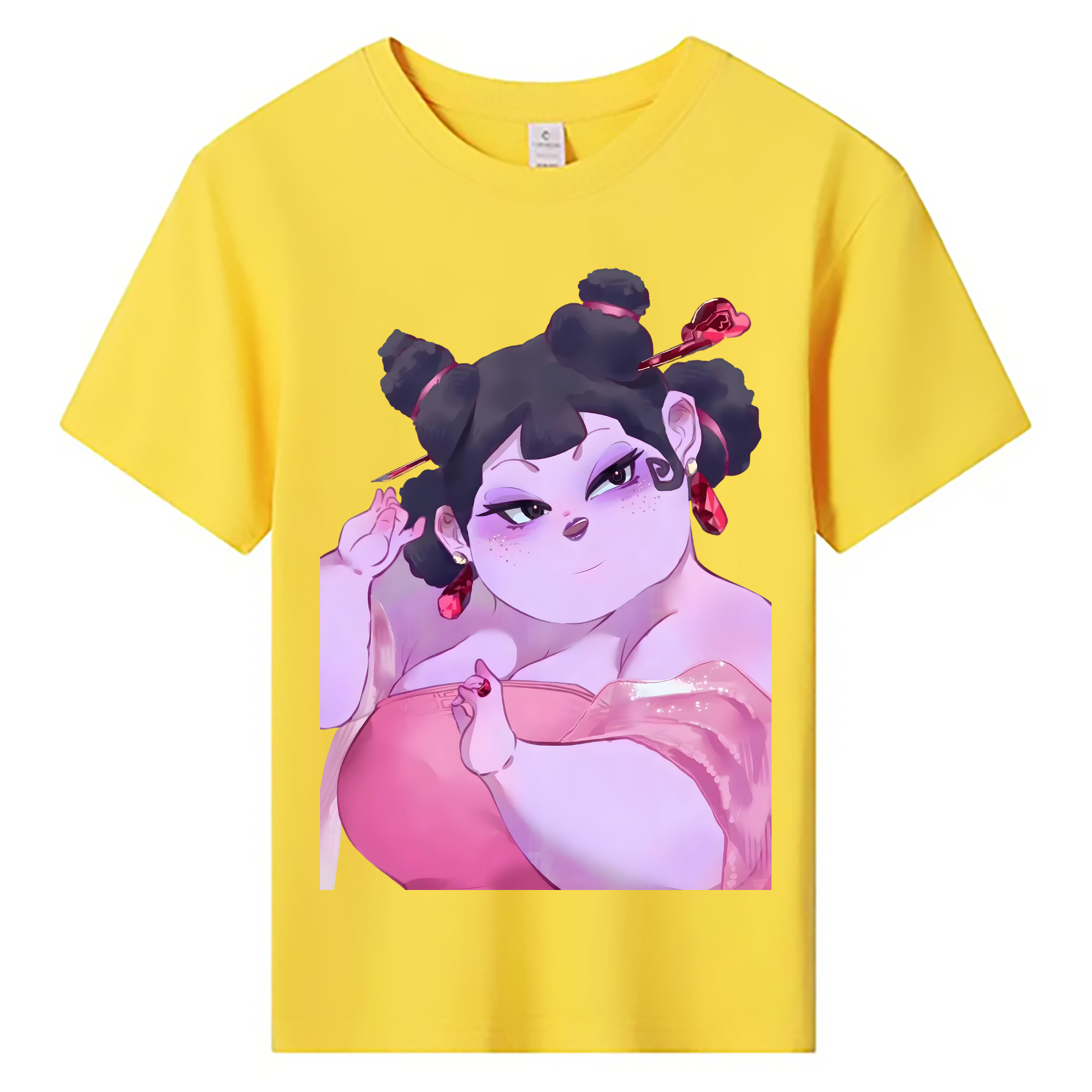 （画像用） Ne Zha 2 ナタ 魔童の大暴れ 綿100％キッズTシャツ（フロントプリント）