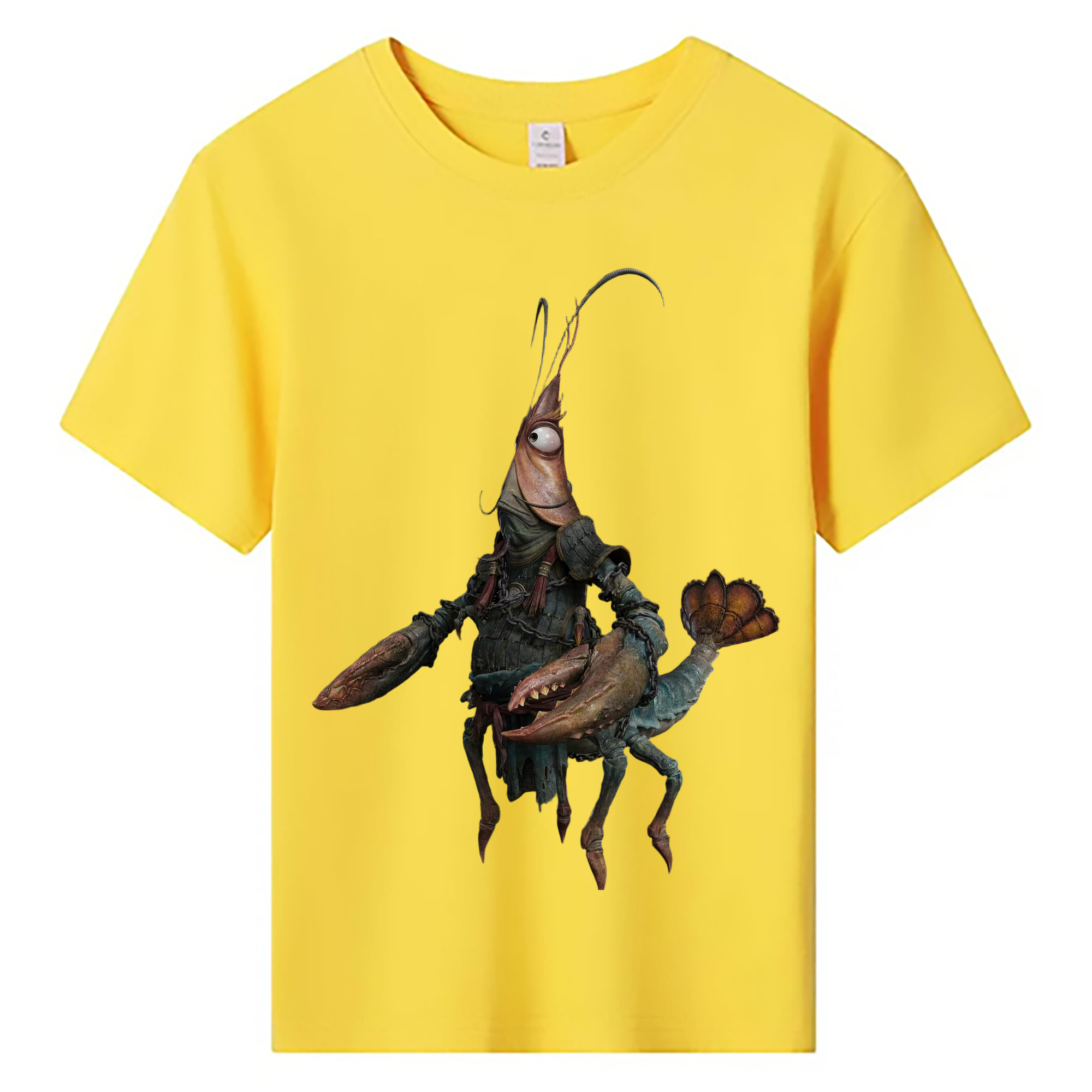 （画像用） Ne Zha 2 ナタ 魔童の大暴れ 綿100％キッズTシャツ（フロントプリント）