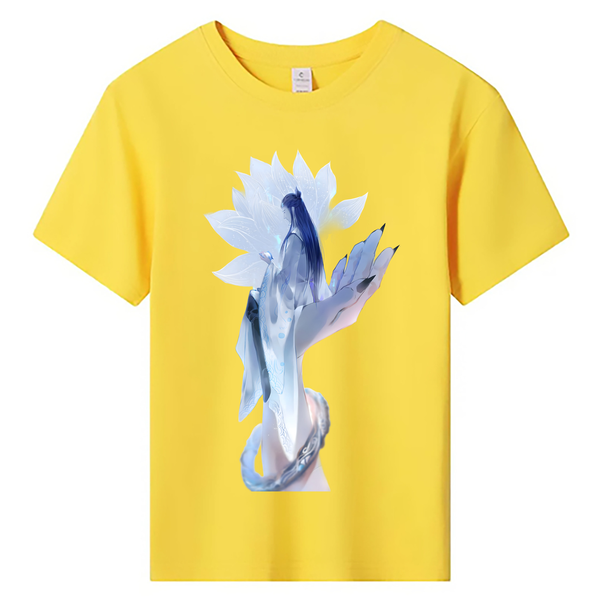 （画像用） Ne Zha 2 ナタ 魔童の大暴れ 綿100％キッズTシャツ（フロントプリント）