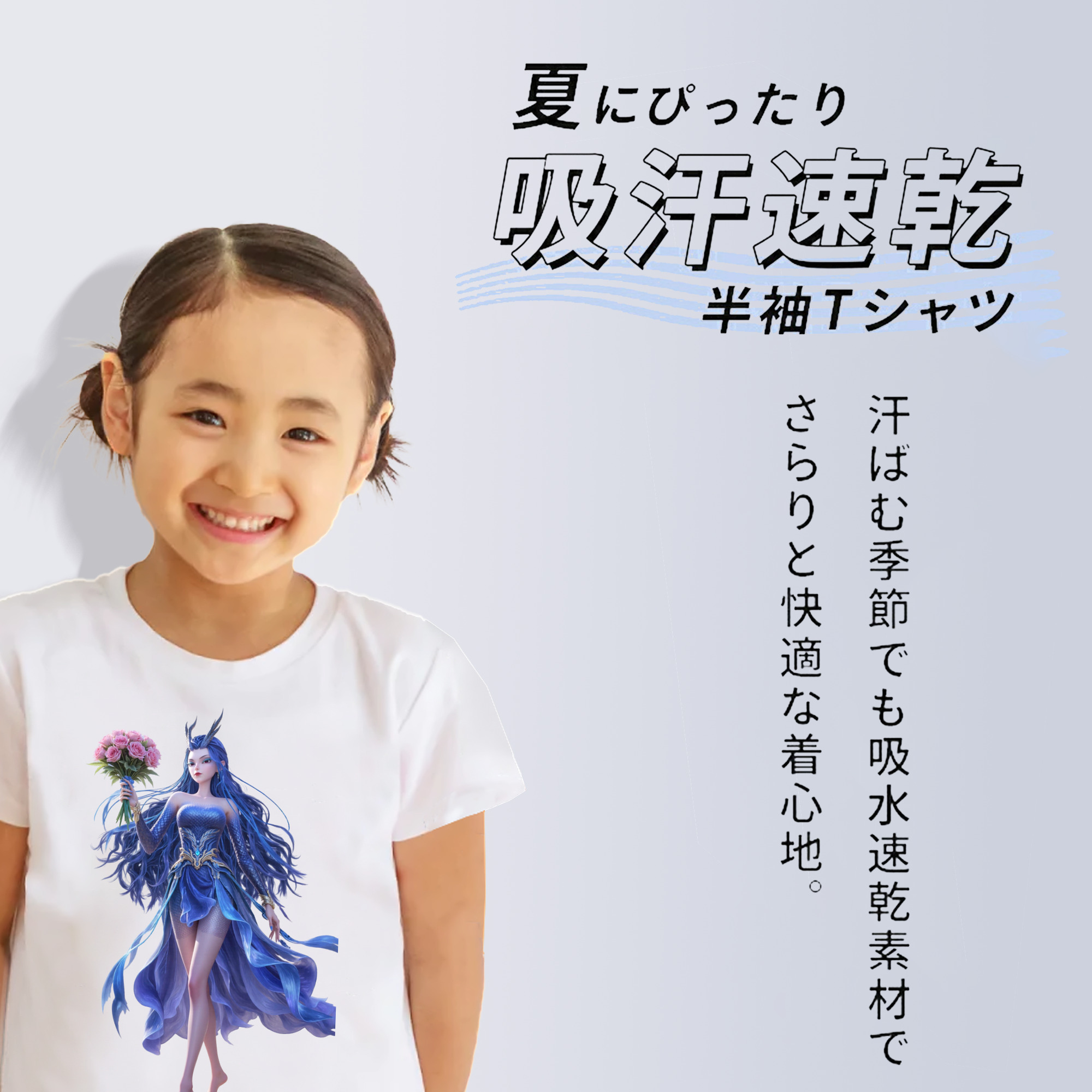 Ne Zha 2 ナタ 魔童の大暴れ 綿100％キッズTシャツ（フロントプリント）