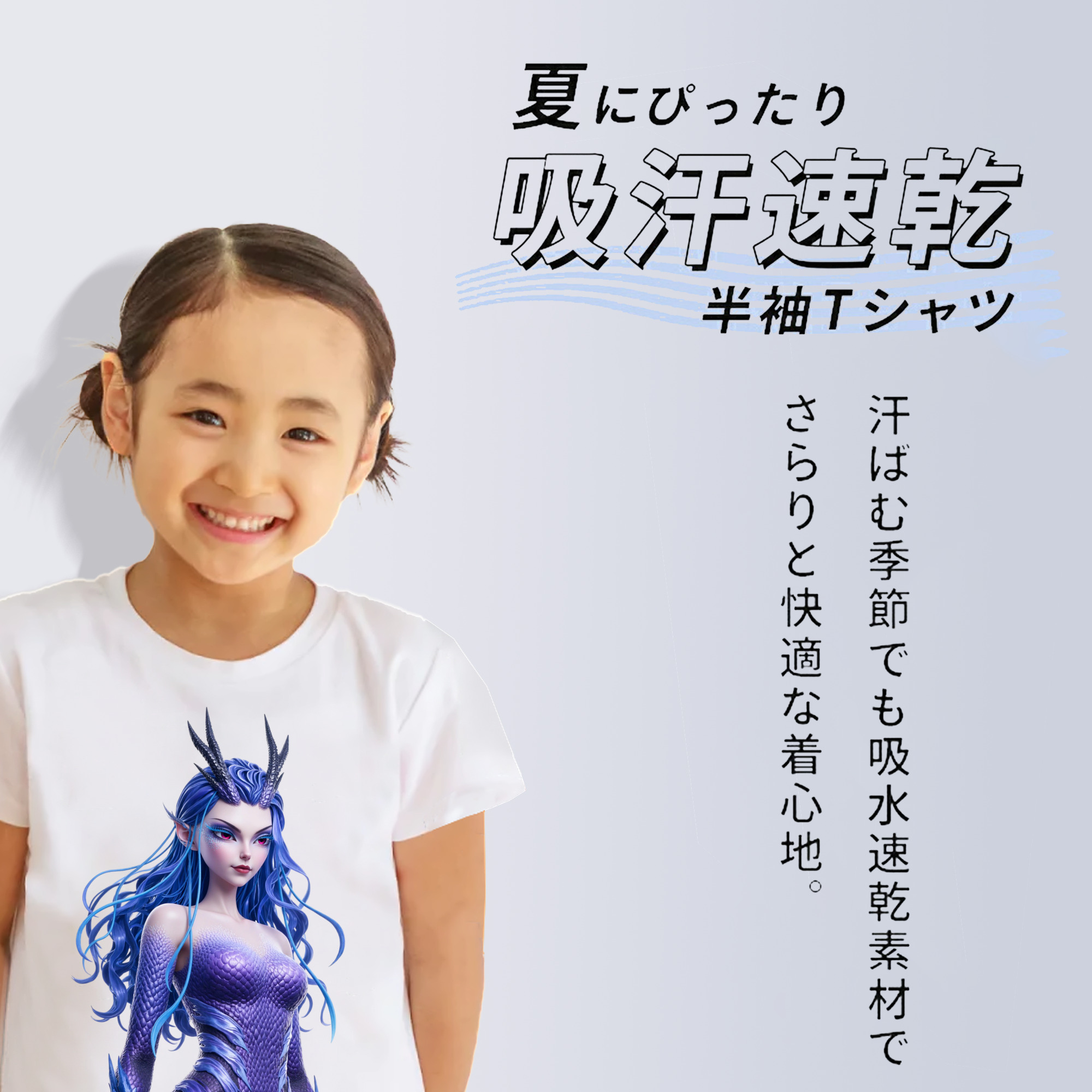 Ne Zha 2 ナタ 魔童の大暴れ 綿100％キッズTシャツ（フロントプリント）