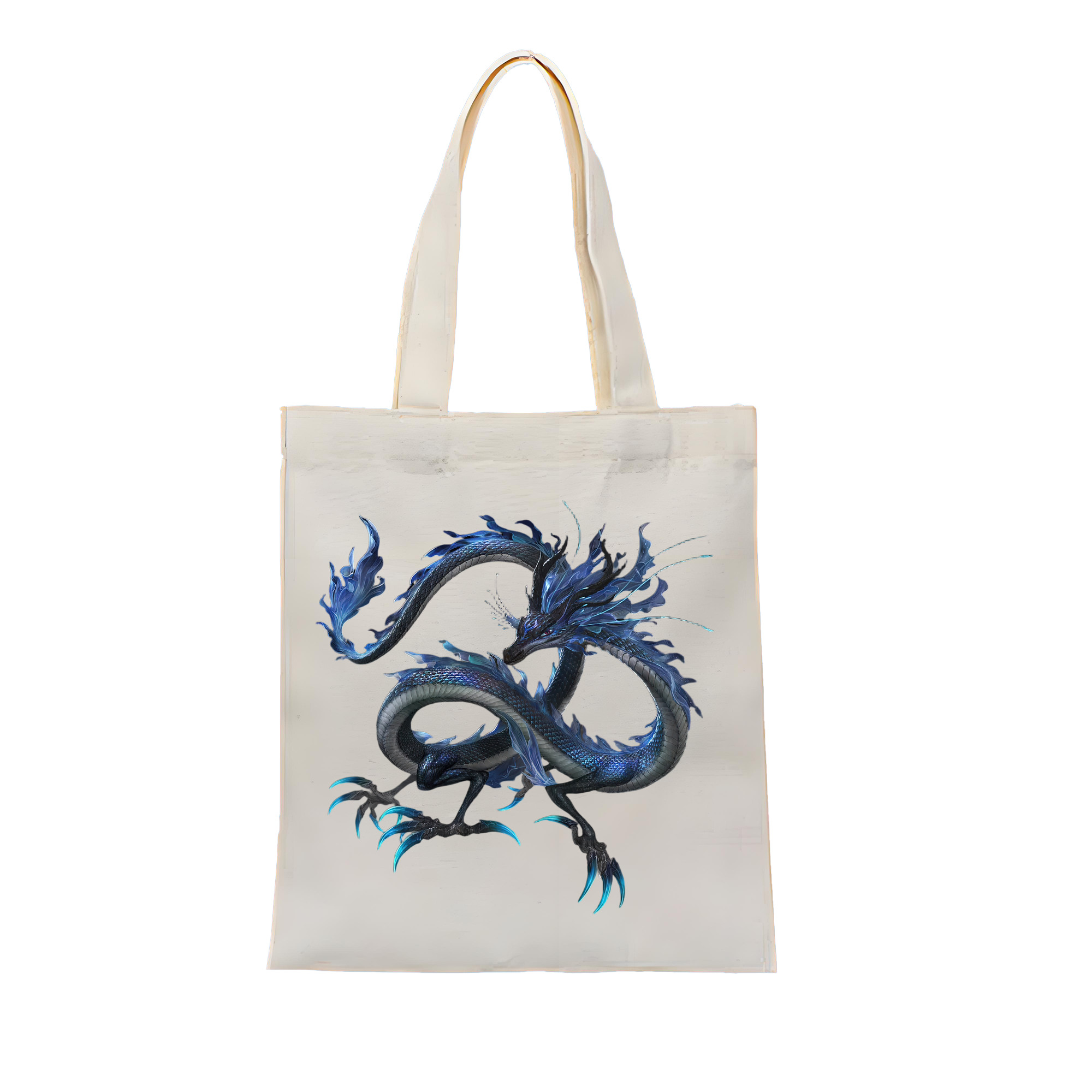 （画像用） Ne Zha 2 ナタ 魔童の大暴れ 縦型キャンバス生地手提げバッグ　トートバッグ