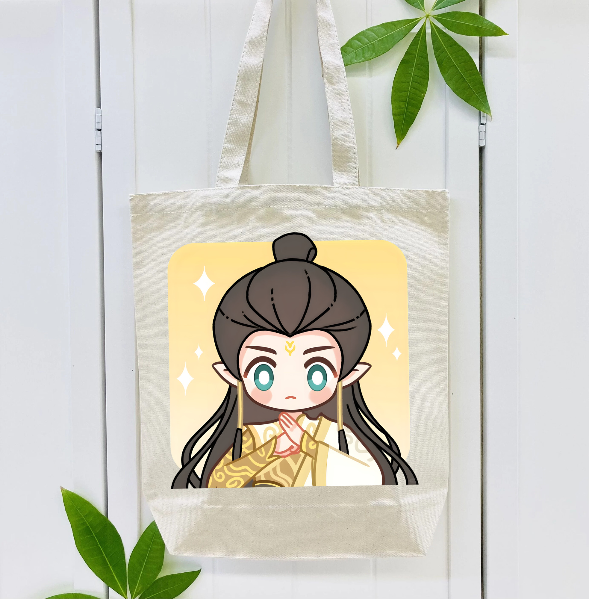 Ne Zha 2 ナタ 魔童の大暴れ 縦型キャンバス生地手提げバッグ　トートバッグ