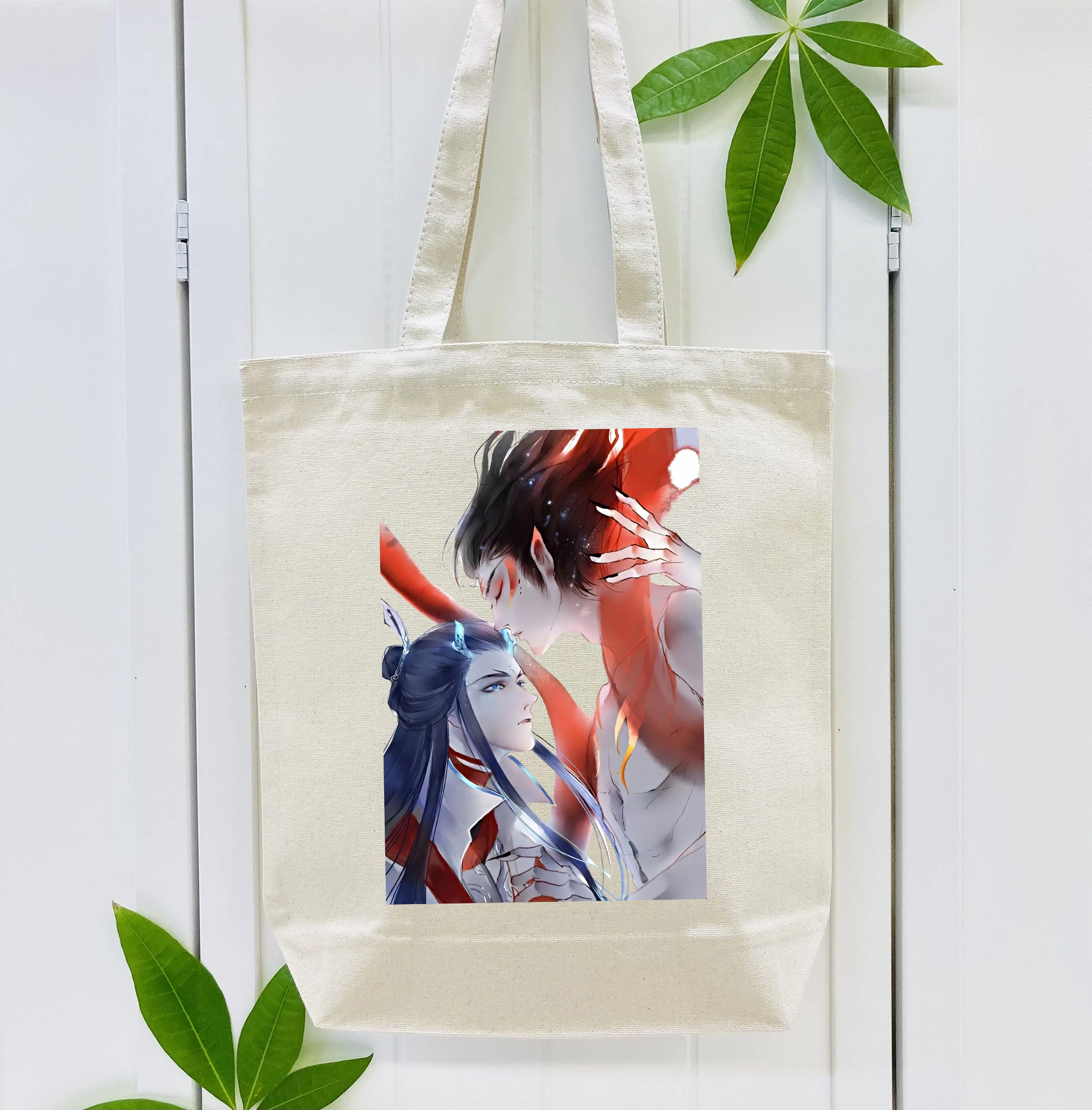 Ne Zha 2 ナタ 魔童の大暴れ 縦型キャンバス生地手提げバッグ　トートバッグ