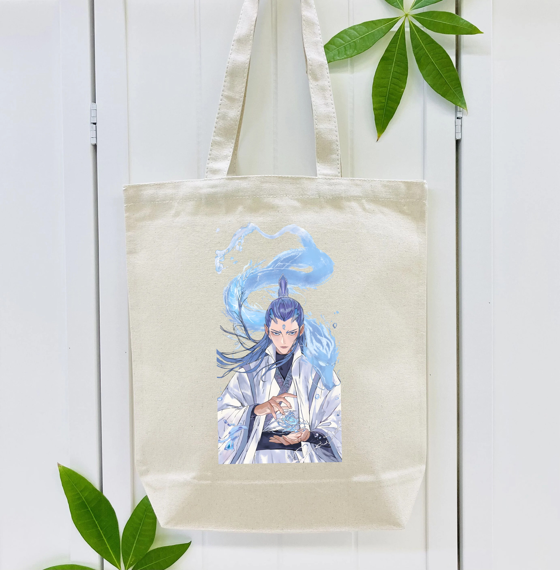 Ne Zha 2 ナタ 魔童の大暴れ 縦型キャンバス生地手提げバッグ　トートバッグ
