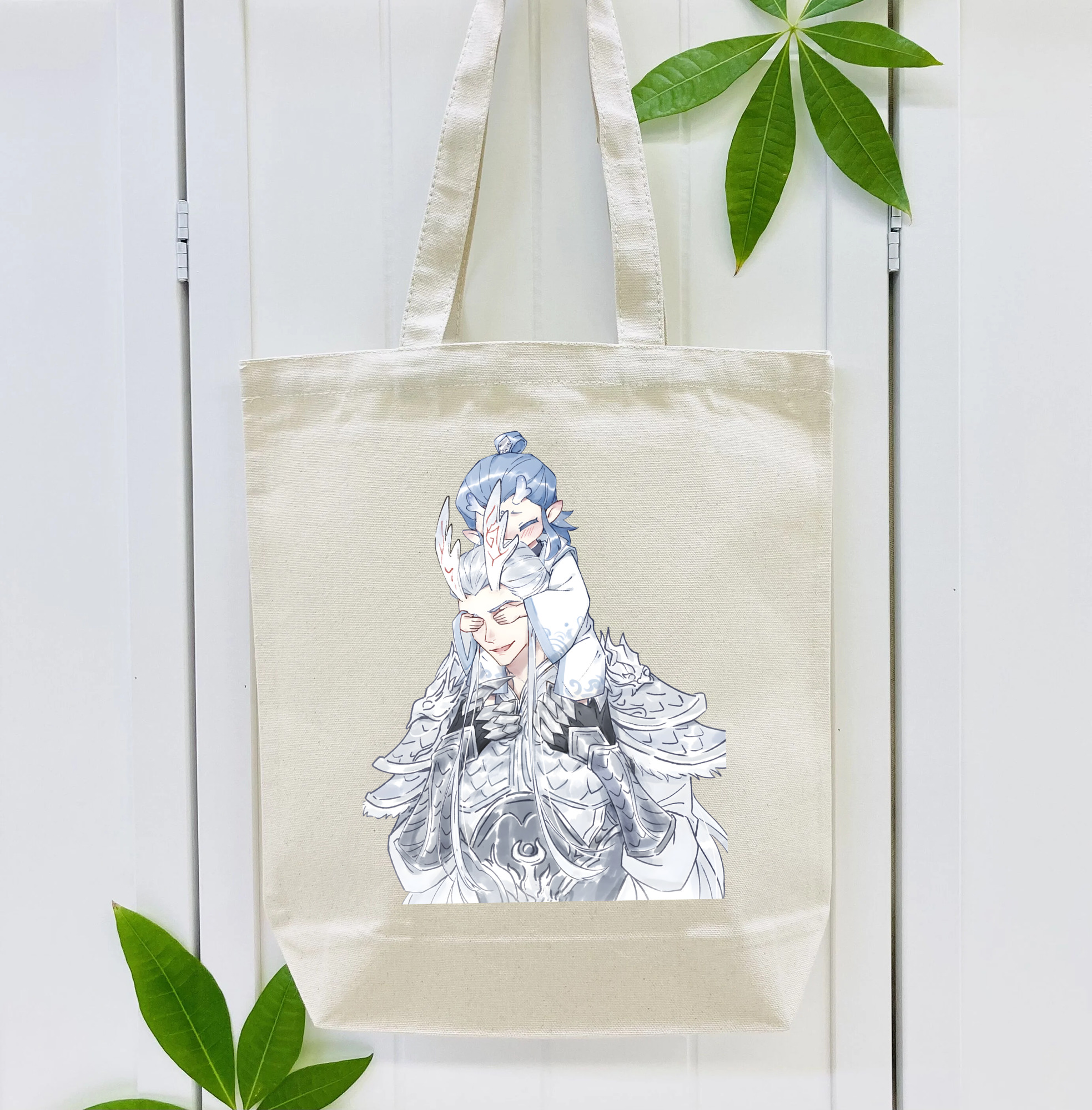 Ne Zha 2 ナタ 魔童の大暴れ 縦型キャンバス生地手提げバッグ　トートバッグ