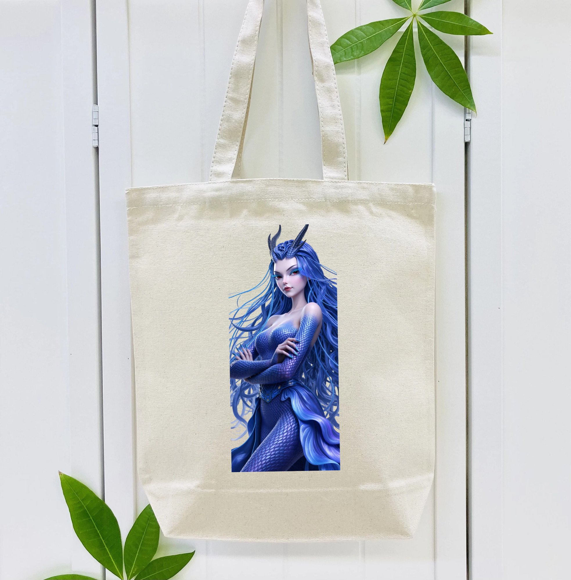 Ne Zha 2 ナタ 魔童の大暴れ 縦型キャンバス生地手提げバッグ　トートバッグ
