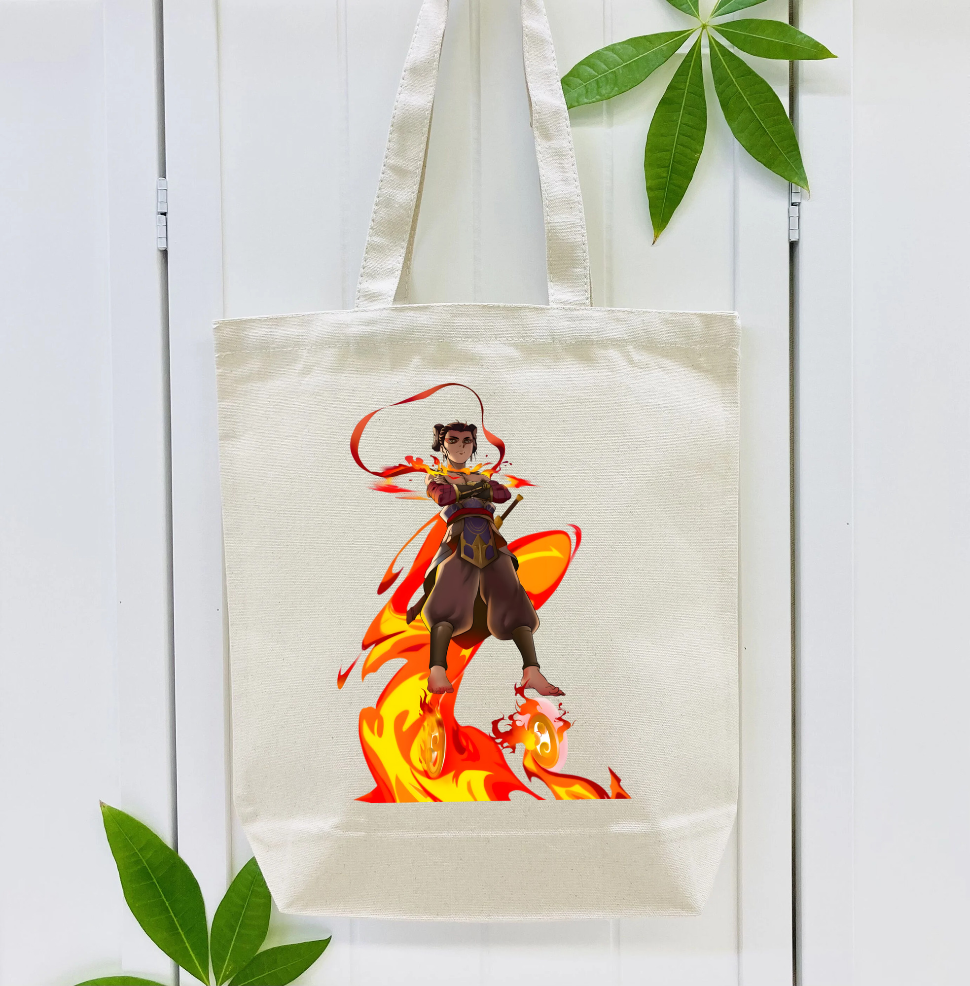 Ne Zha 2 ナタ 魔童の大暴れ 縦型キャンバス生地手提げバッグ　トートバッグ