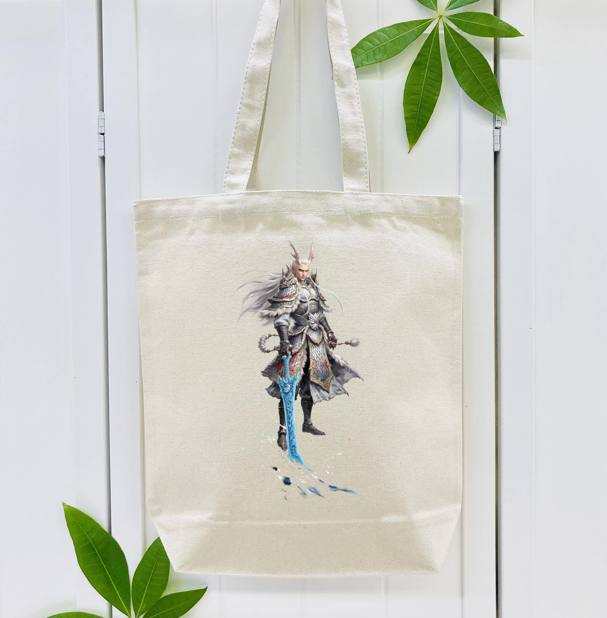 Ne Zha 2 ナタ 魔童の大暴れ 縦型キャンバス生地手提げバッグ　トートバッグ