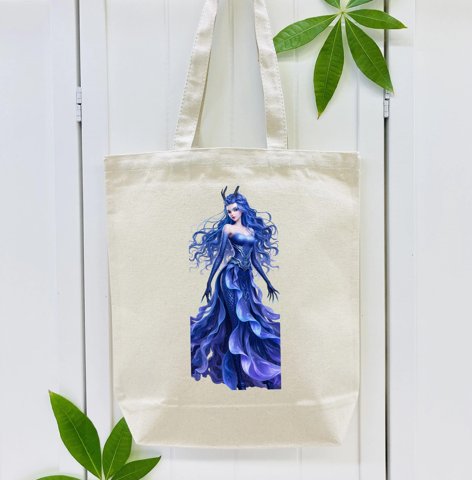 Ne Zha 2 ナタ 魔童の大暴れ 縦型キャンバス生地手提げバッグ　トートバッグ