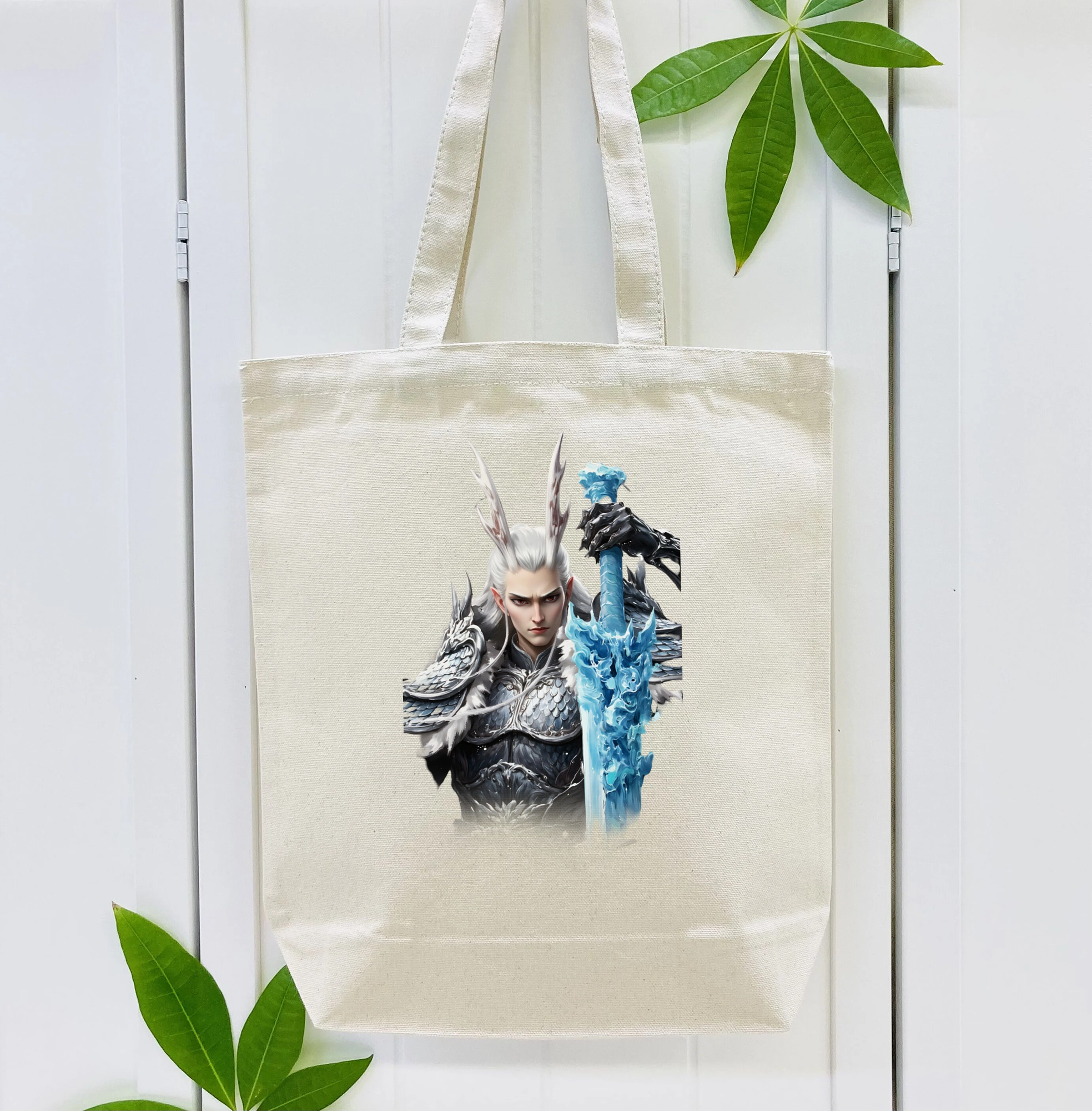 Ne Zha 2 ナタ 魔童の大暴れ 縦型キャンバス生地手提げバッグ　トートバッグ