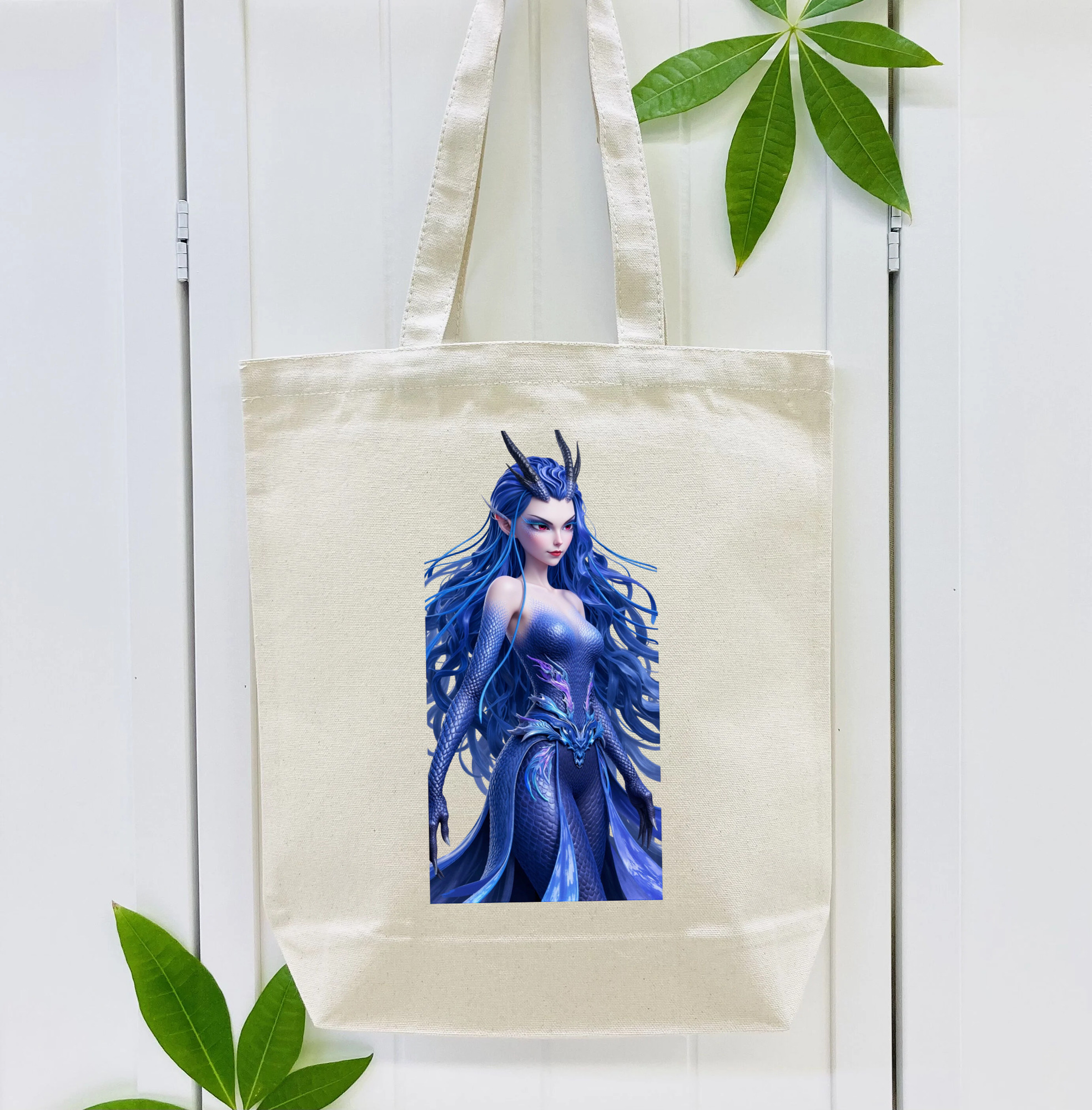 Ne Zha 2 ナタ 魔童の大暴れ 縦型キャンバス生地手提げバッグ　トートバッグ