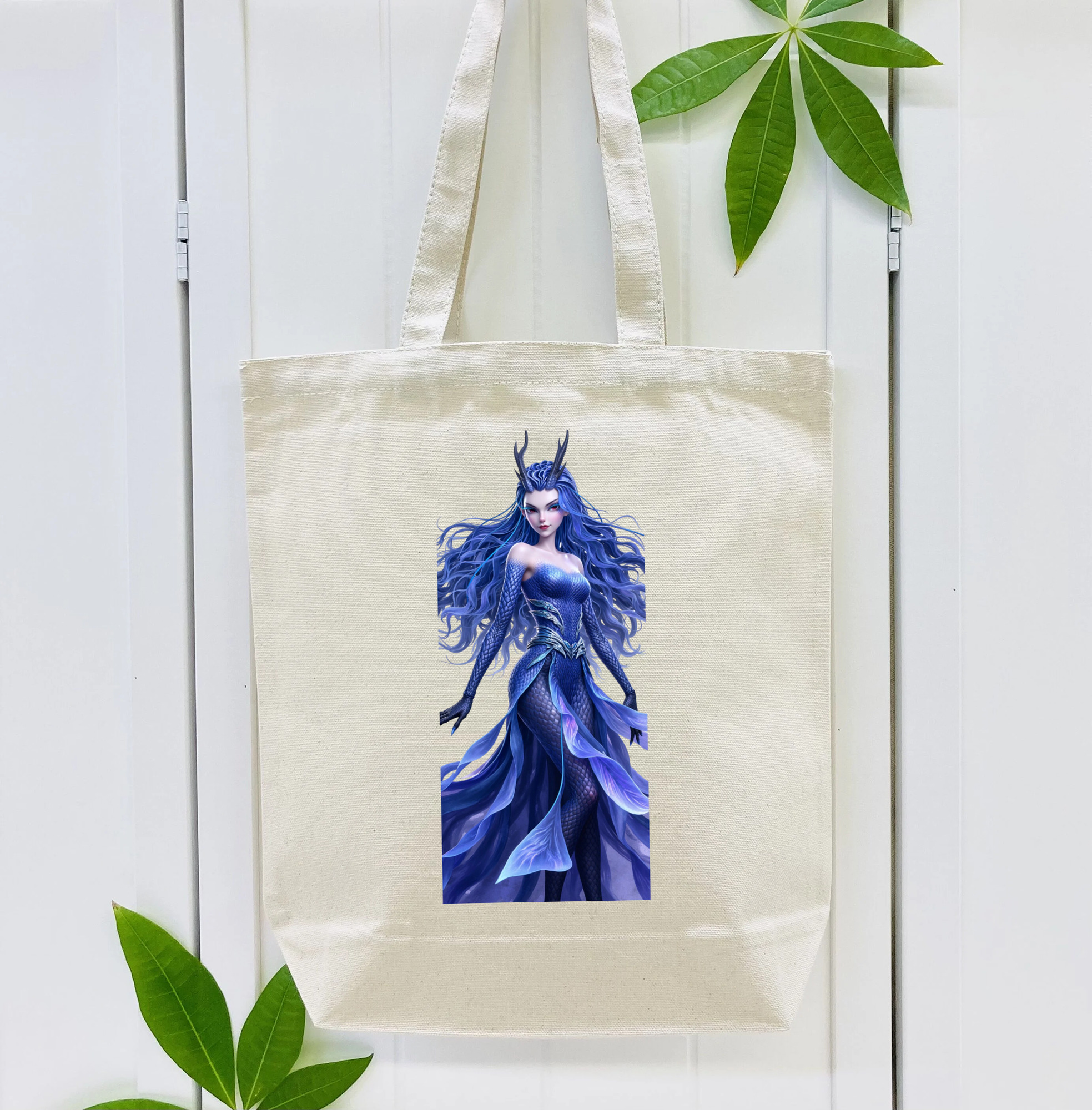 Ne Zha 2 ナタ 魔童の大暴れ 縦型キャンバス生地手提げバッグ　トートバッグ