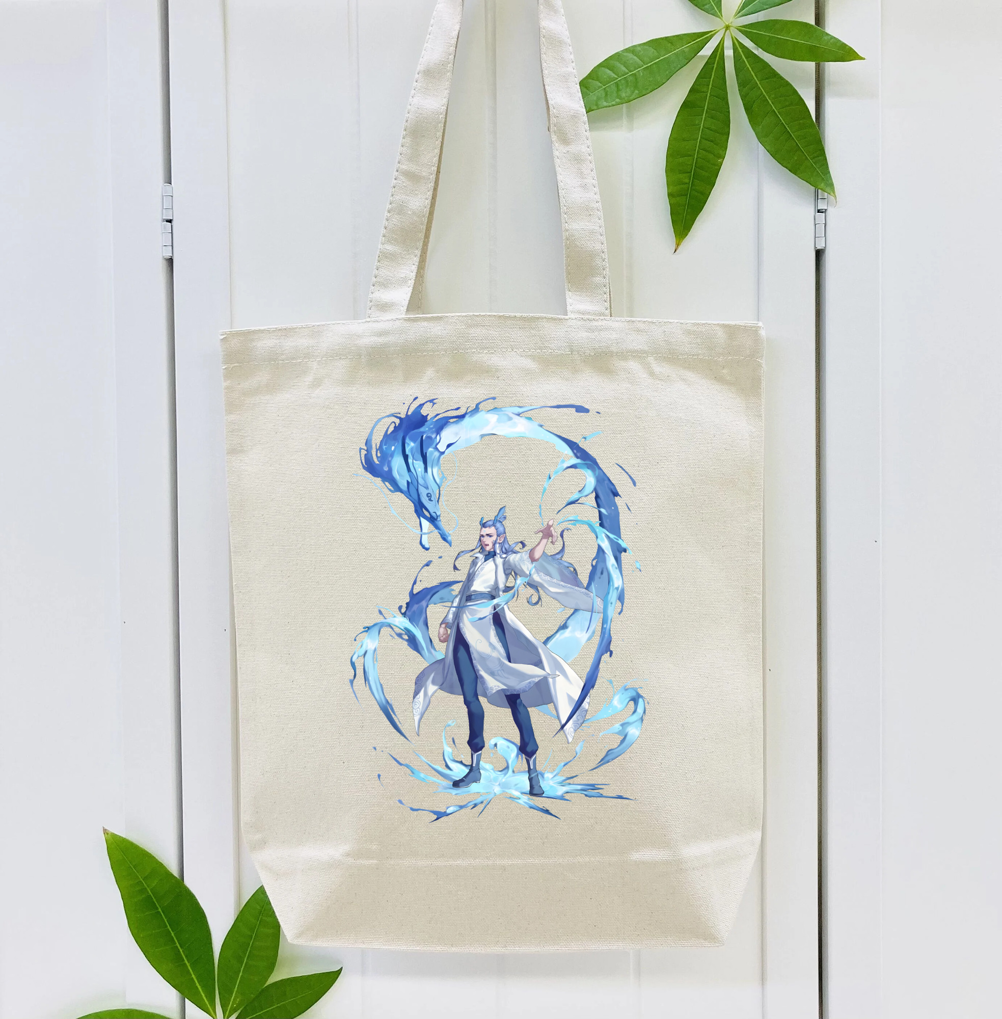 Ne Zha 2 ナタ 魔童の大暴れ 縦型キャンバス生地手提げバッグ　トートバッグ