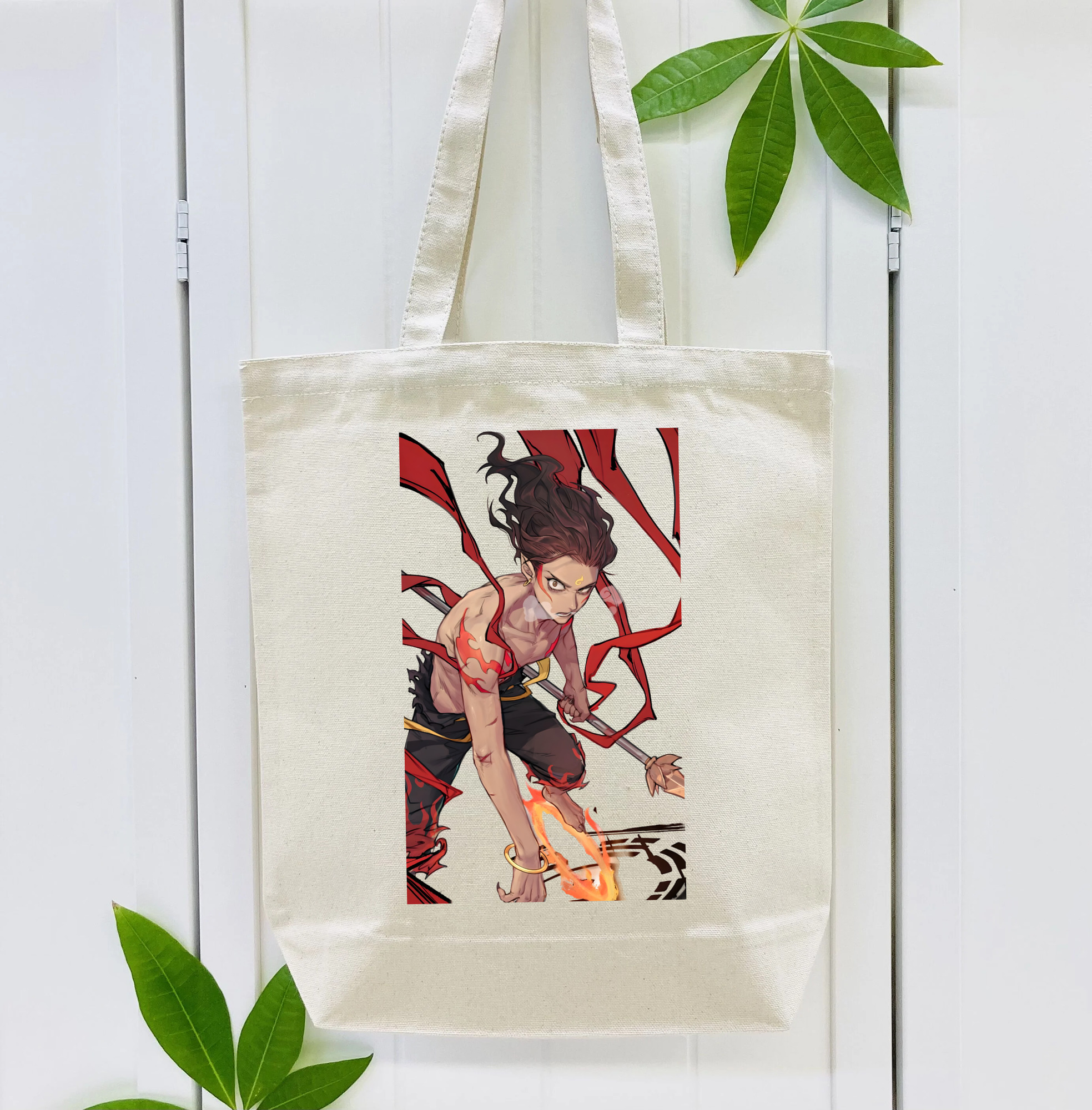 Ne Zha 2 ナタ 魔童の大暴れ 縦型キャンバス生地手提げバッグ　トートバッグ