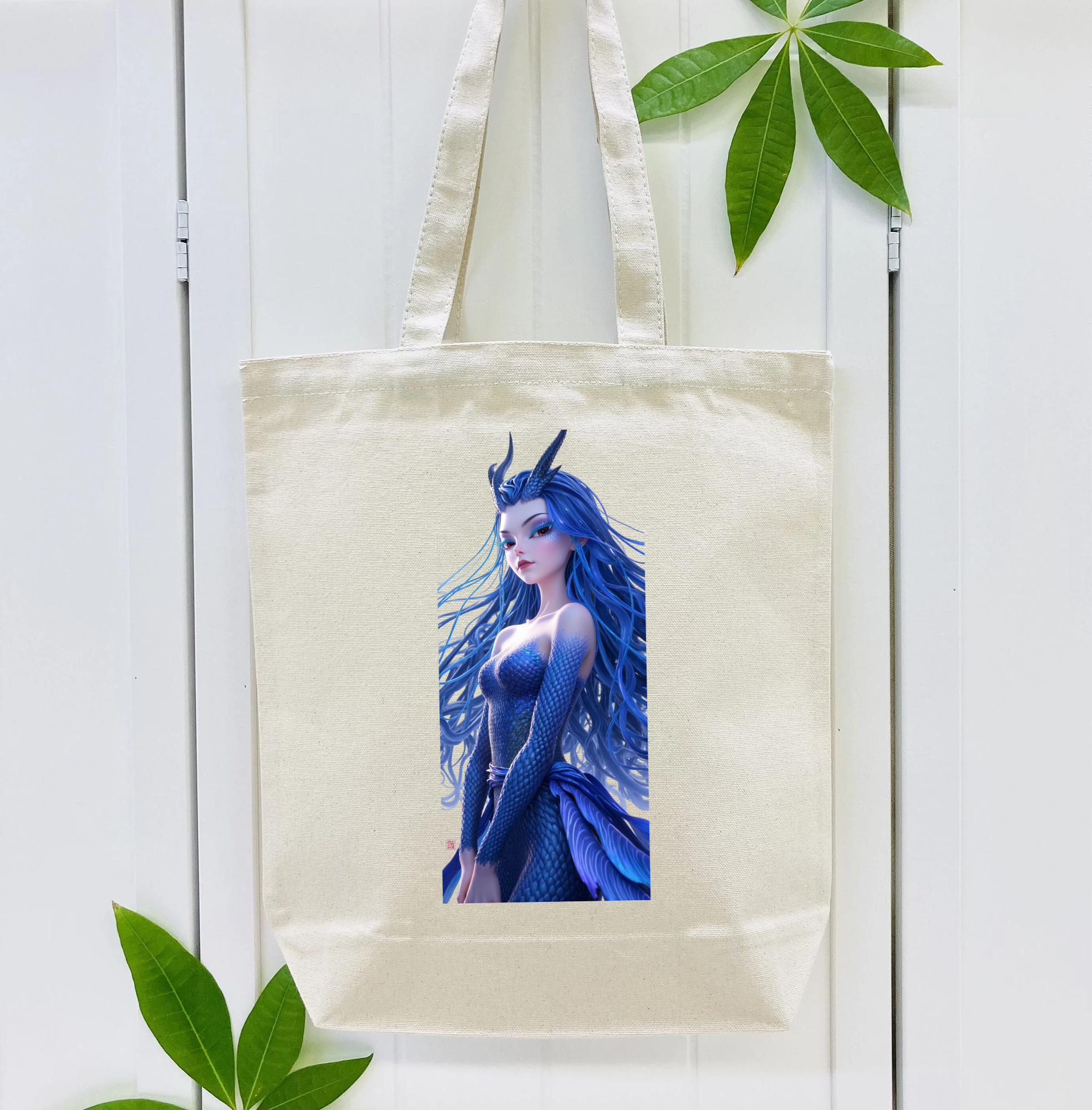 Ne Zha 2 ナタ 魔童の大暴れ 縦型キャンバス生地手提げバッグ　トートバッグ