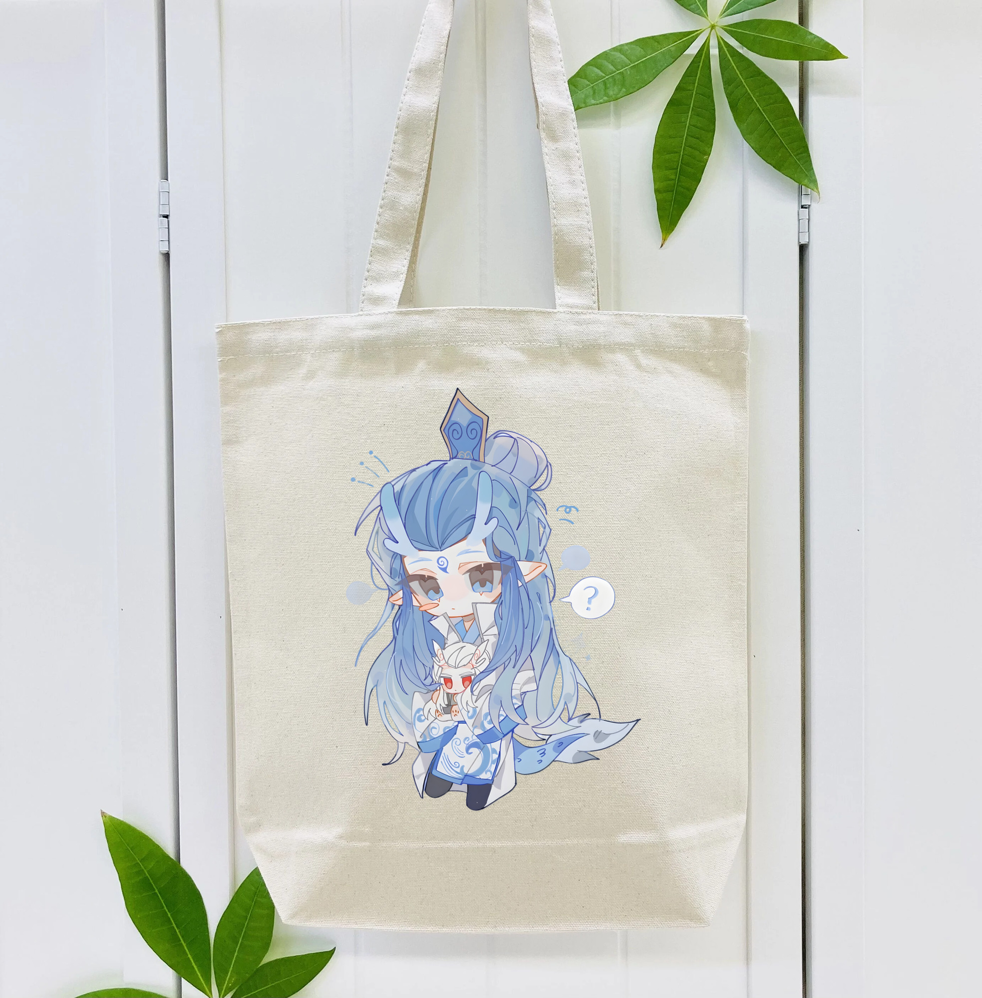 Ne Zha 2 ナタ 魔童の大暴れ 縦型キャンバス生地手提げバッグ　トートバッグ