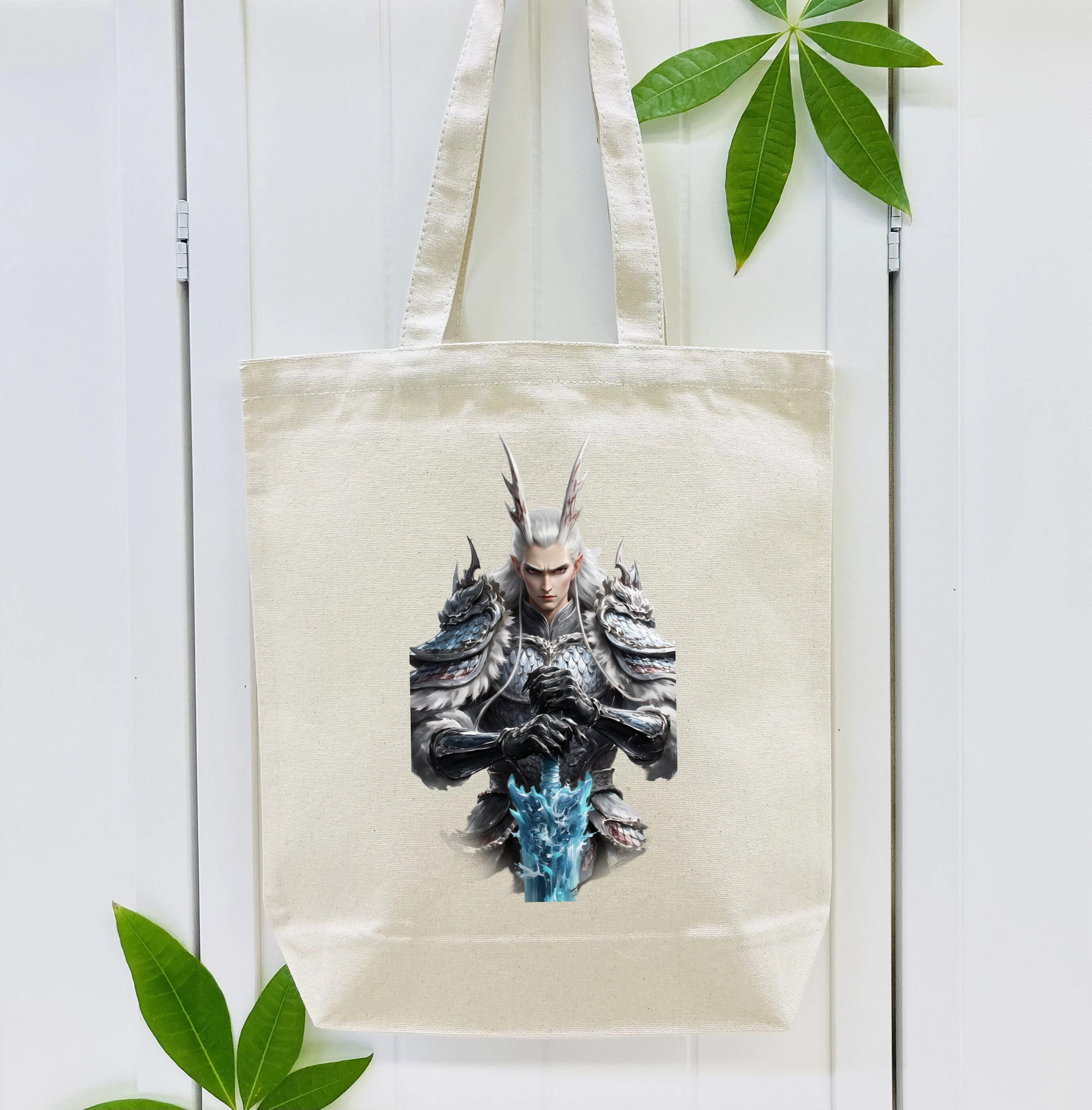 Ne Zha 2 ナタ 魔童の大暴れ 縦型キャンバス生地手提げバッグ　トートバッグ