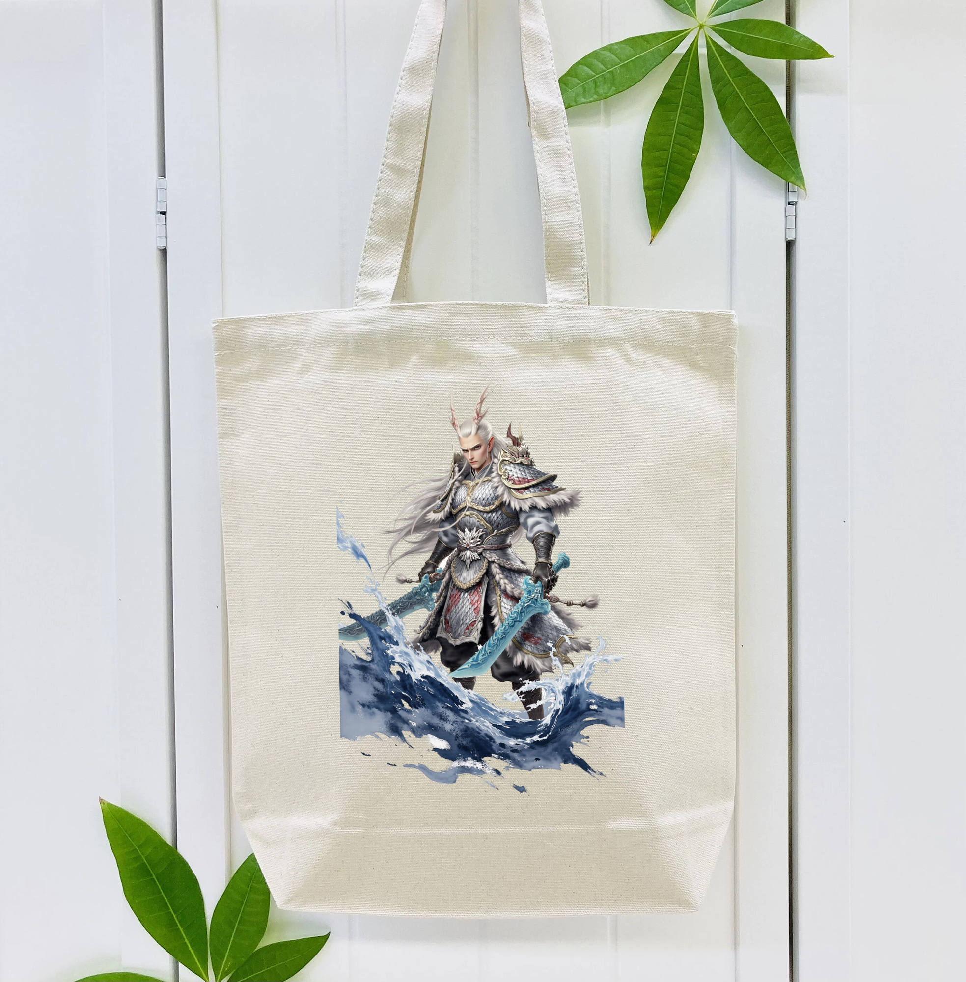 Ne Zha 2 ナタ 魔童の大暴れ 縦型キャンバス生地手提げバッグ　トートバッグ