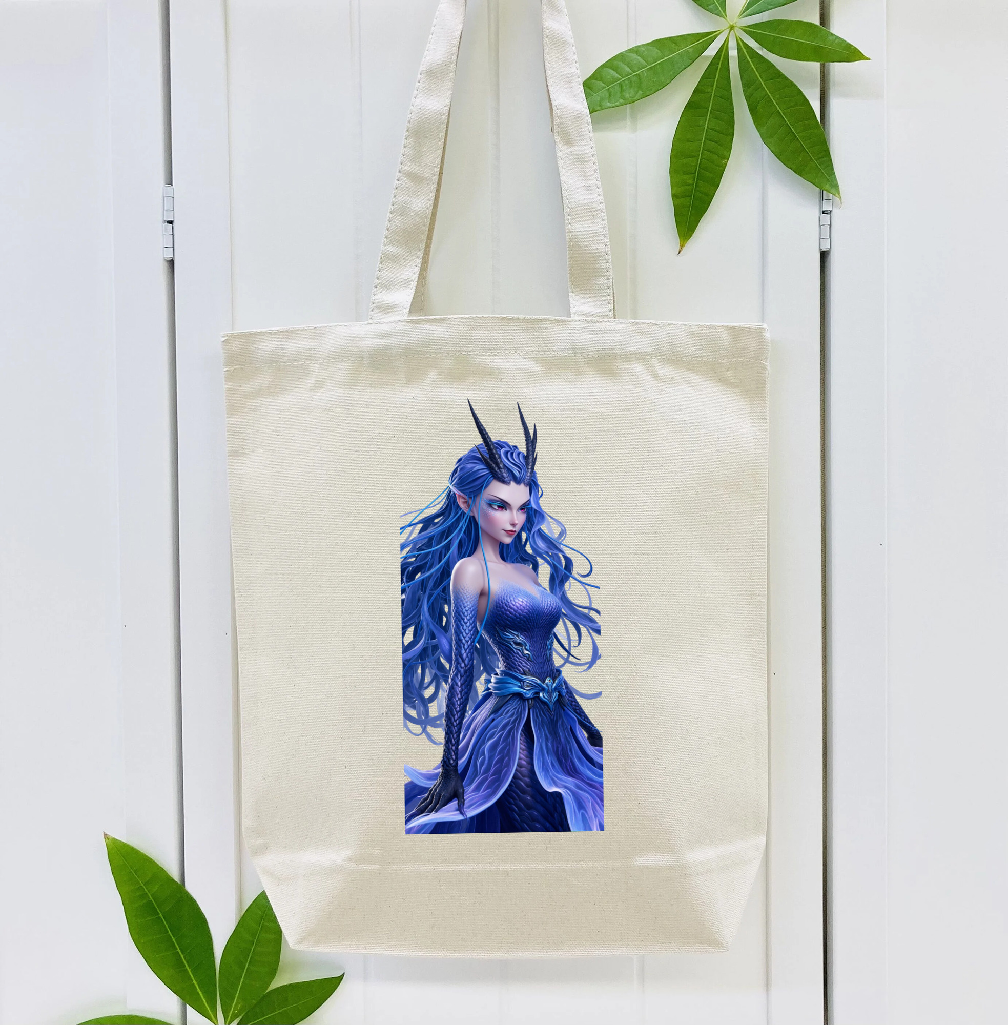 Ne Zha 2 ナタ 魔童の大暴れ 縦型キャンバス生地手提げバッグ　トートバッグ