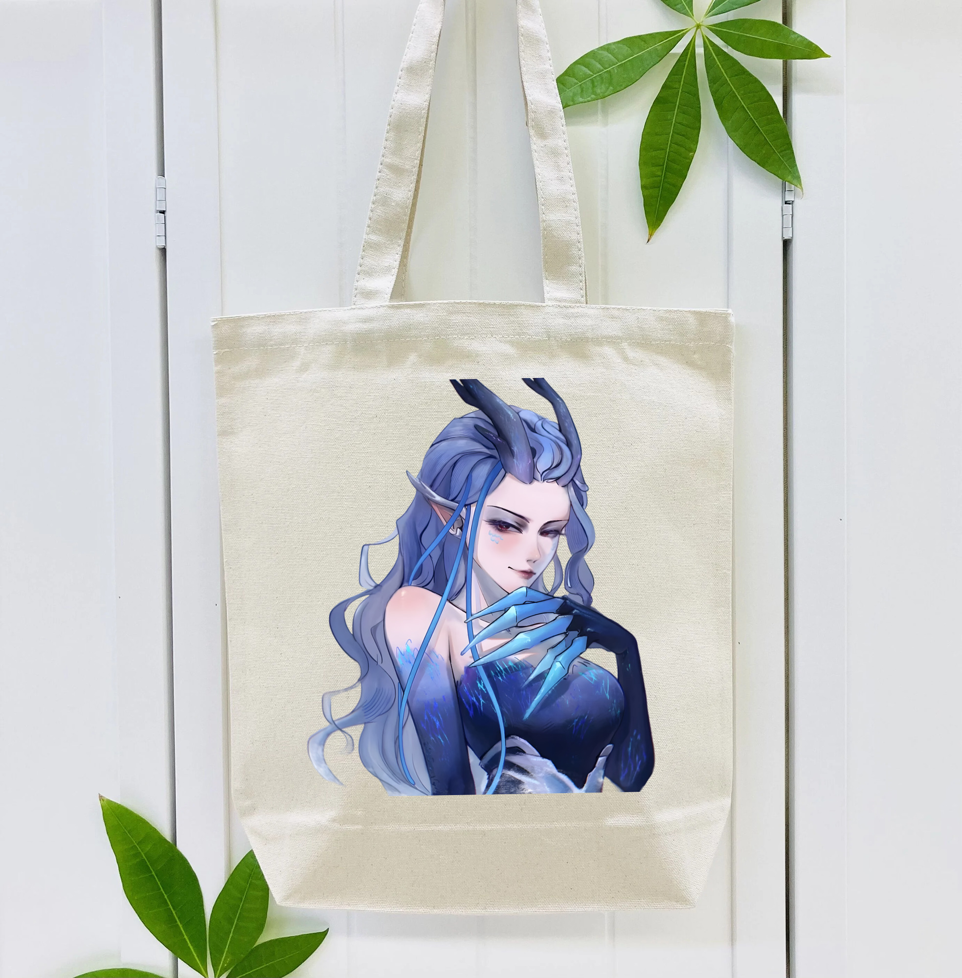 Ne Zha 2 ナタ 魔童の大暴れ 縦型キャンバス生地手提げバッグ　トートバッグ