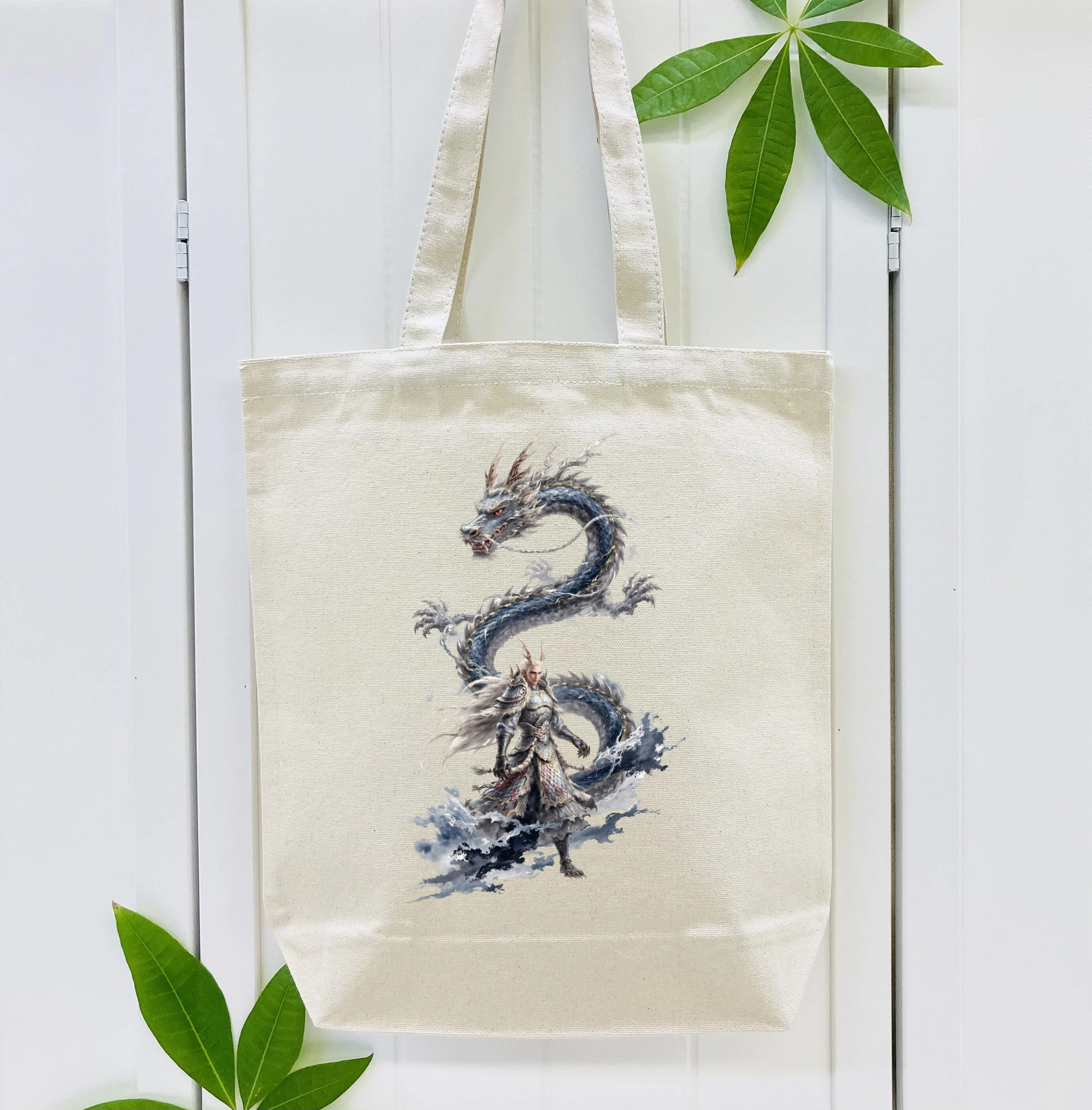 Ne Zha 2 ナタ 魔童の大暴れ 縦型キャンバス生地手提げバッグ　トートバッグ