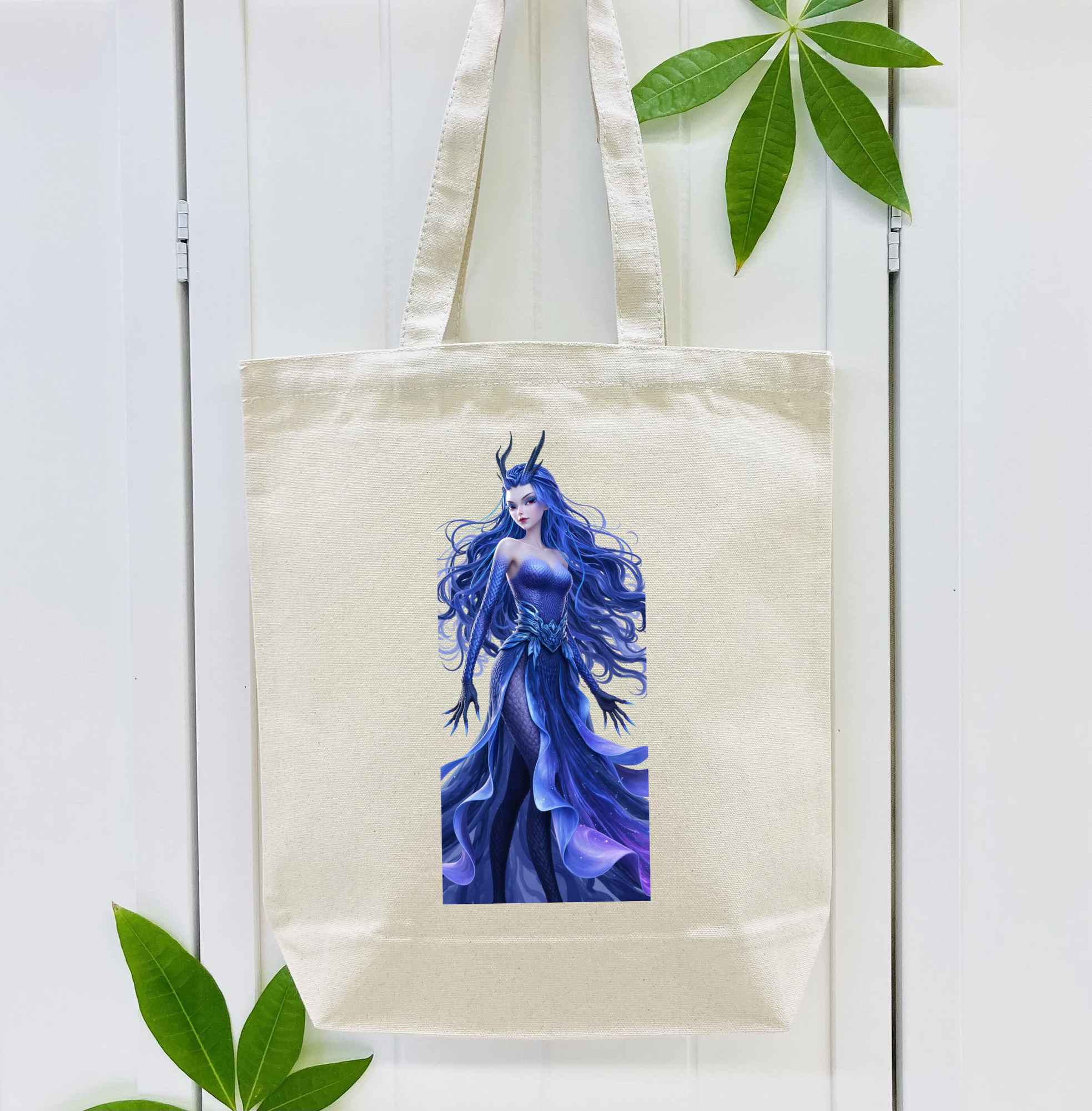 Ne Zha 2 ナタ 魔童の大暴れ 縦型キャンバス生地手提げバッグ　トートバッグ