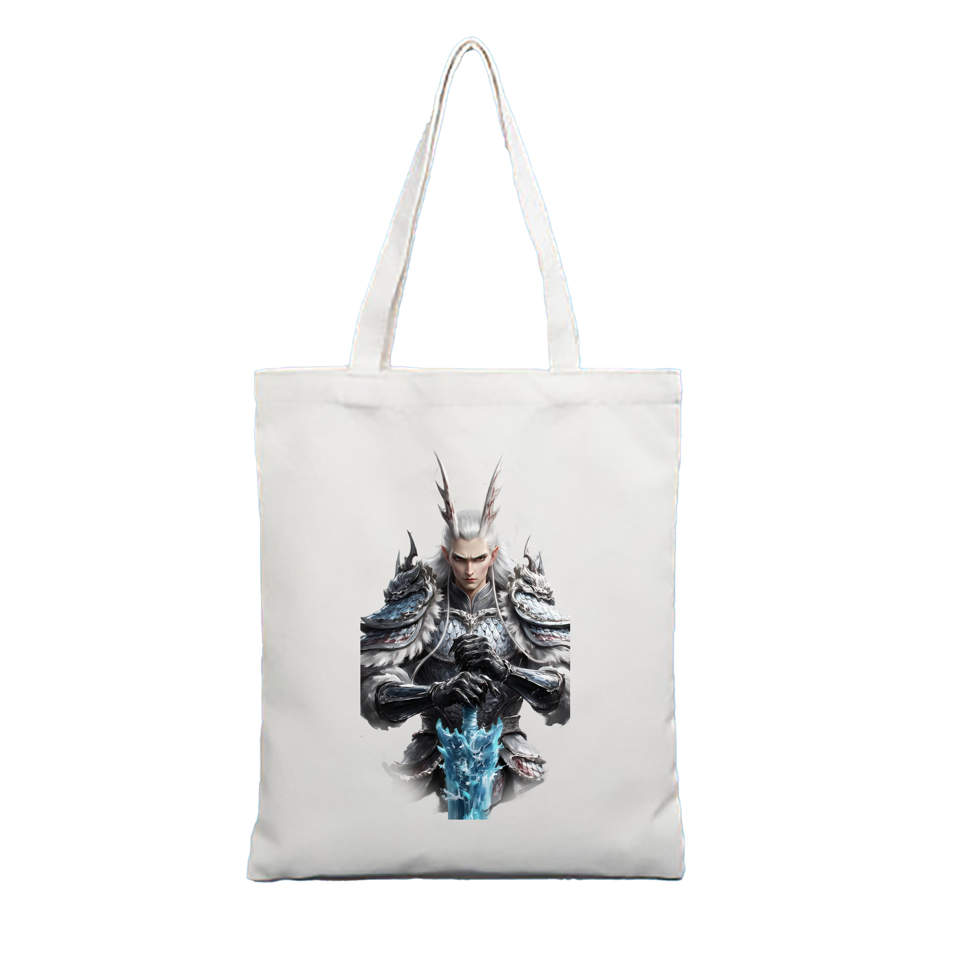 （画像用） Ne Zha 2 ナタ 魔童の大暴れ 縦型キャンバス生地手提げバッグ　トートバッグ