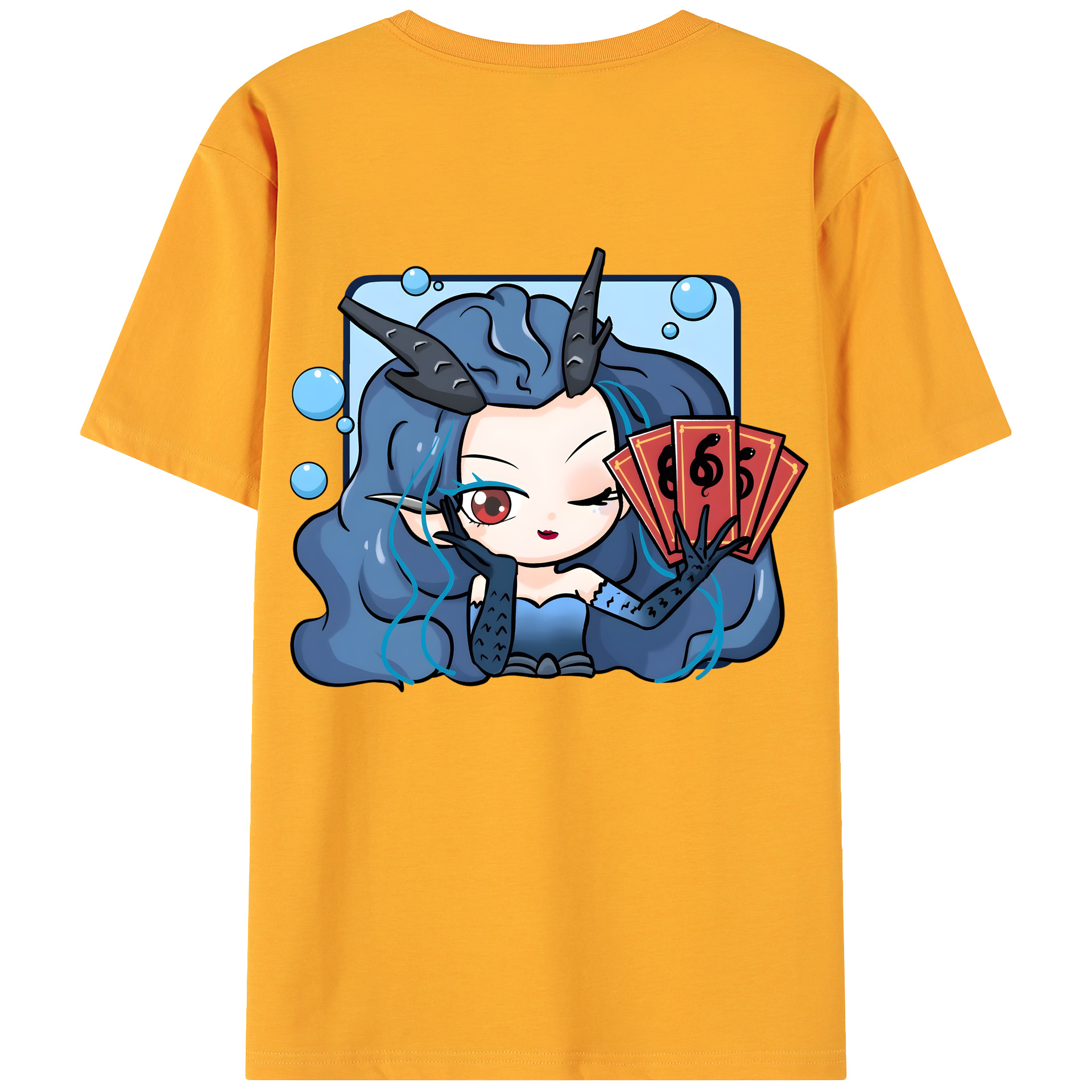 （画像用） Ne Zha 2 ナタ 魔童の大暴れ 綿100％ メンズ半袖Tシャツ（バックプリント） 通気性