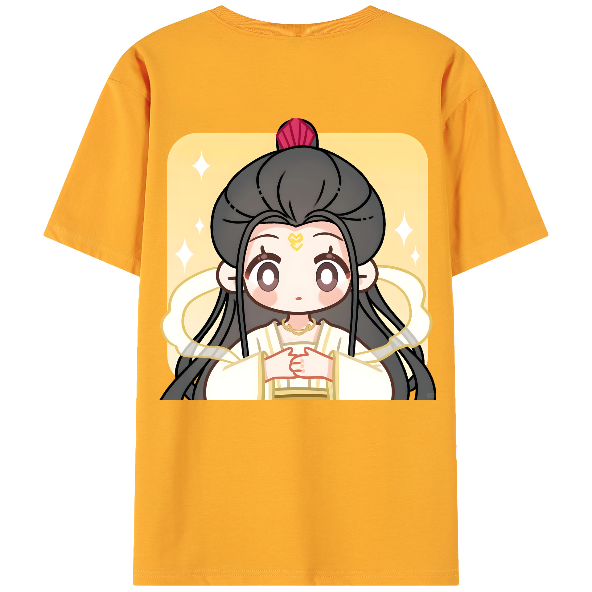 （画像用） Ne Zha 2 ナタ 魔童の大暴れ 綿100％ メンズ半袖Tシャツ（バックプリント） 通気性