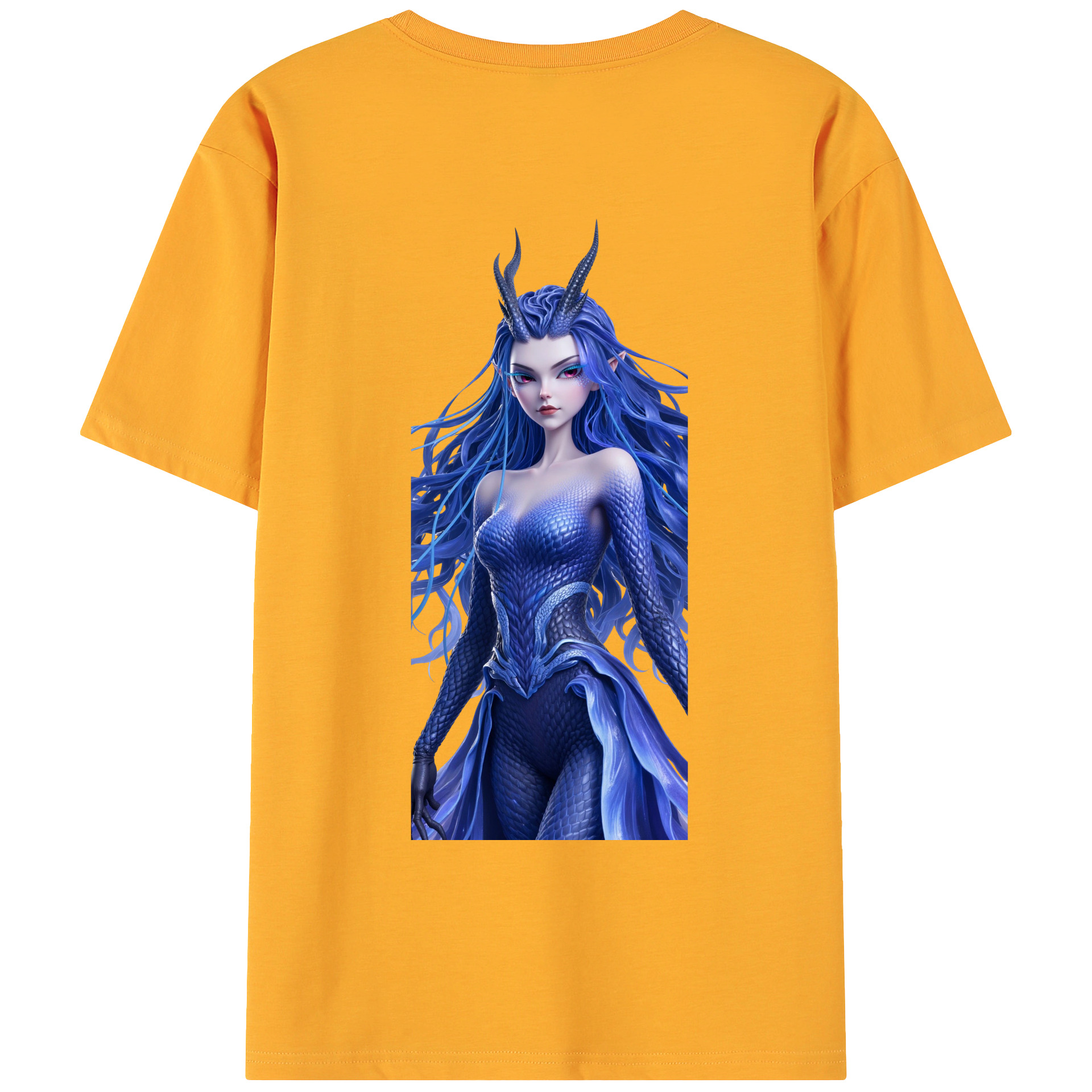 （画像用） Ne Zha 2 ナタ 魔童の大暴れ 綿100％ メンズ半袖Tシャツ（バックプリント） 通気性