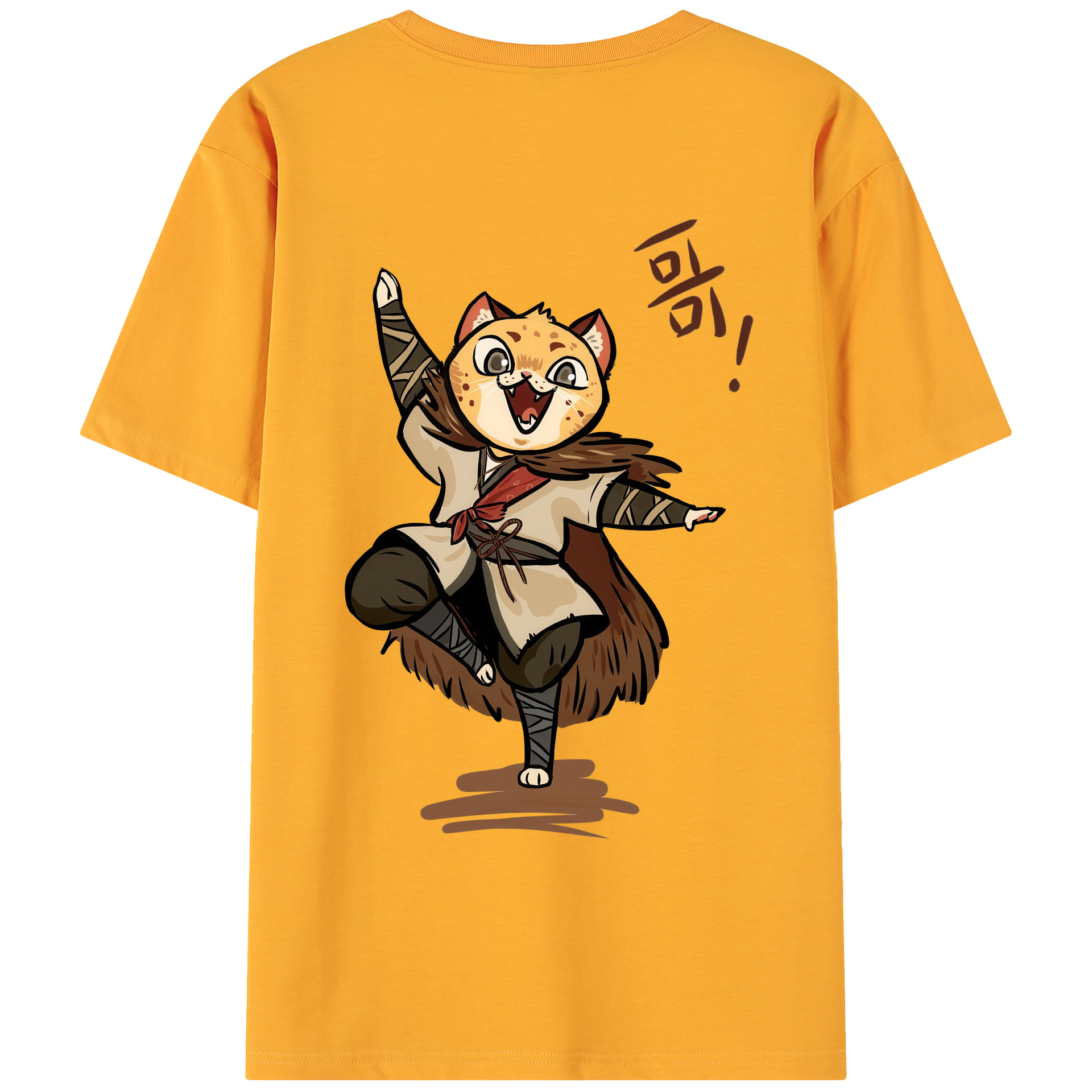 （画像用） Ne Zha 2 ナタ 魔童の大暴れ 綿100％ メンズ半袖Tシャツ（バックプリント） 通気性
