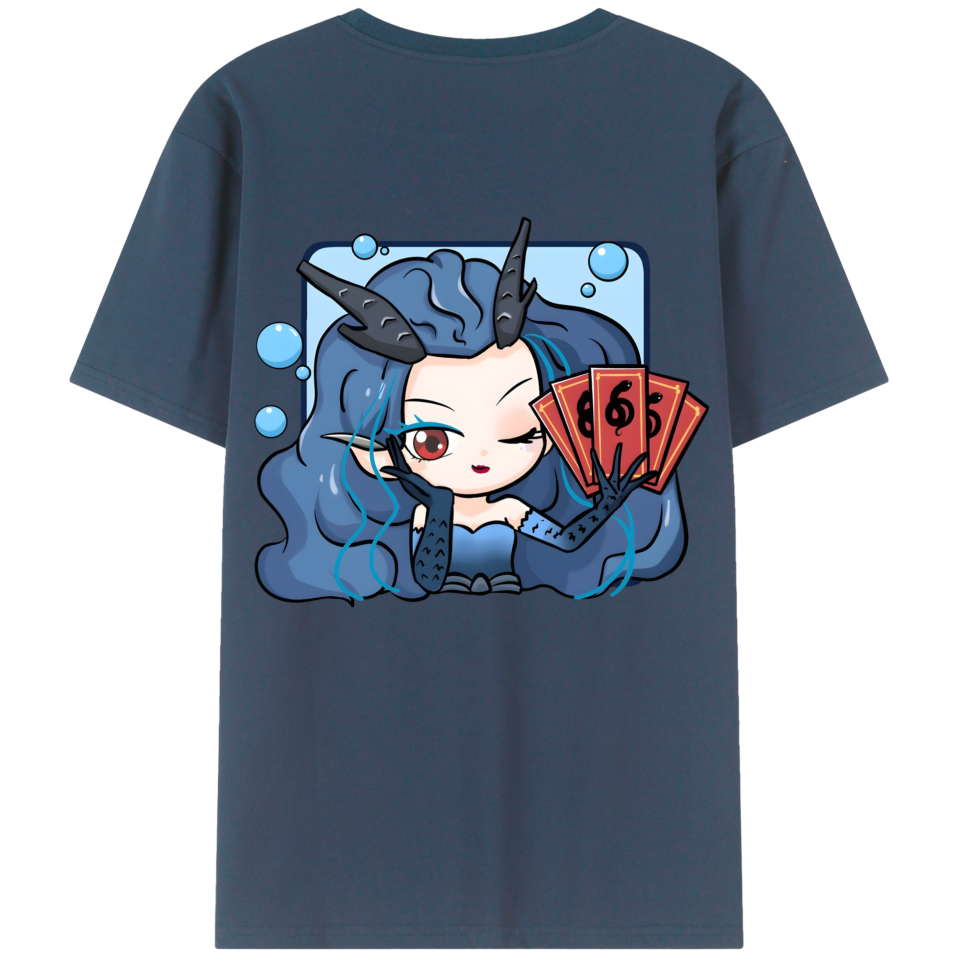 （画像用） Ne Zha 2 ナタ 魔童の大暴れ 綿100％ メンズ半袖Tシャツ（バックプリント） 通気性