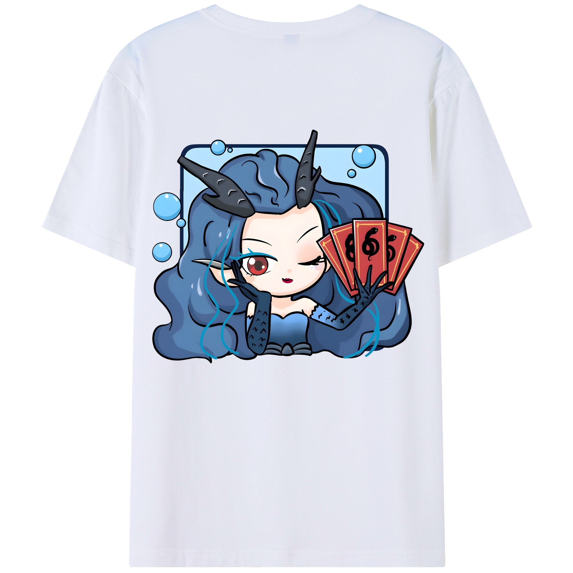 （画像用） Ne Zha 2 ナタ 魔童の大暴れ 綿100％ メンズ半袖Tシャツ（バックプリント） 通気性