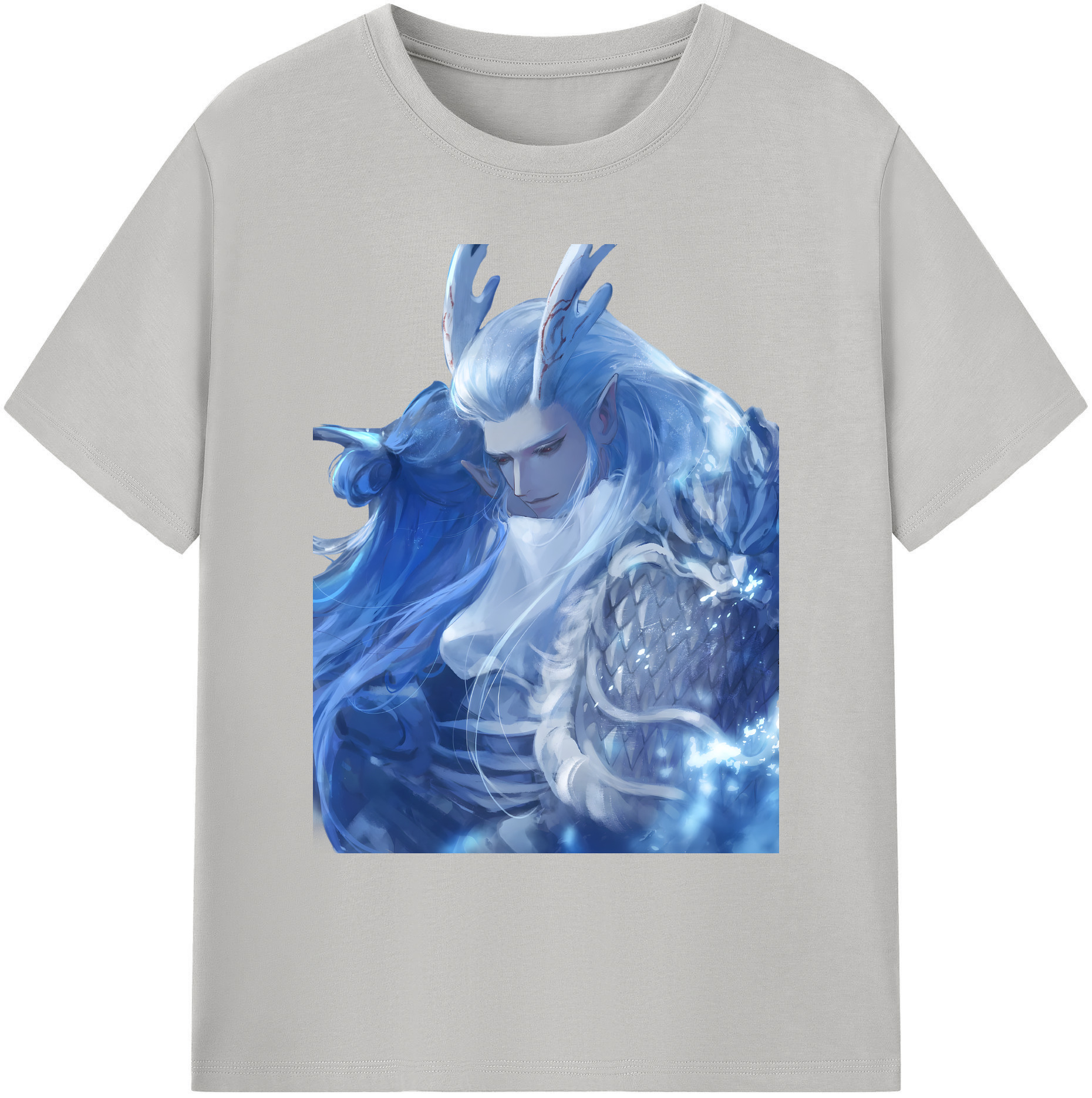 （画像用） Ne Zha 2 ナタ 魔童の大暴れ 綿100％ メンズ半袖Tシャツ｜肌触りやわらか＆通気性