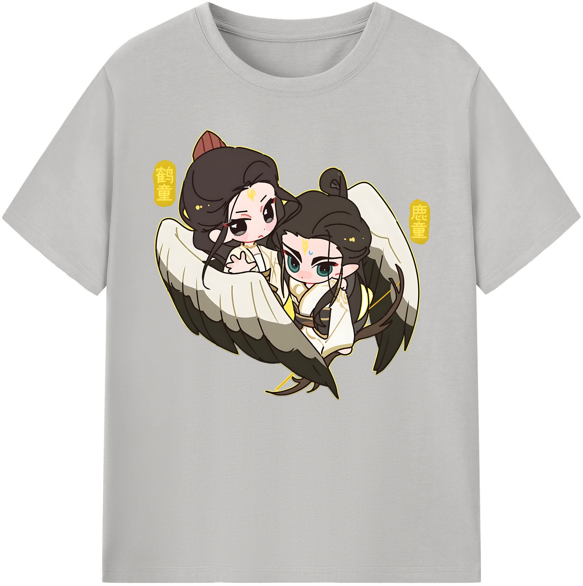（画像用） Ne Zha 2 ナタ 魔童の大暴れ 綿100％ メンズ半袖Tシャツ｜肌触りやわらか＆通気性