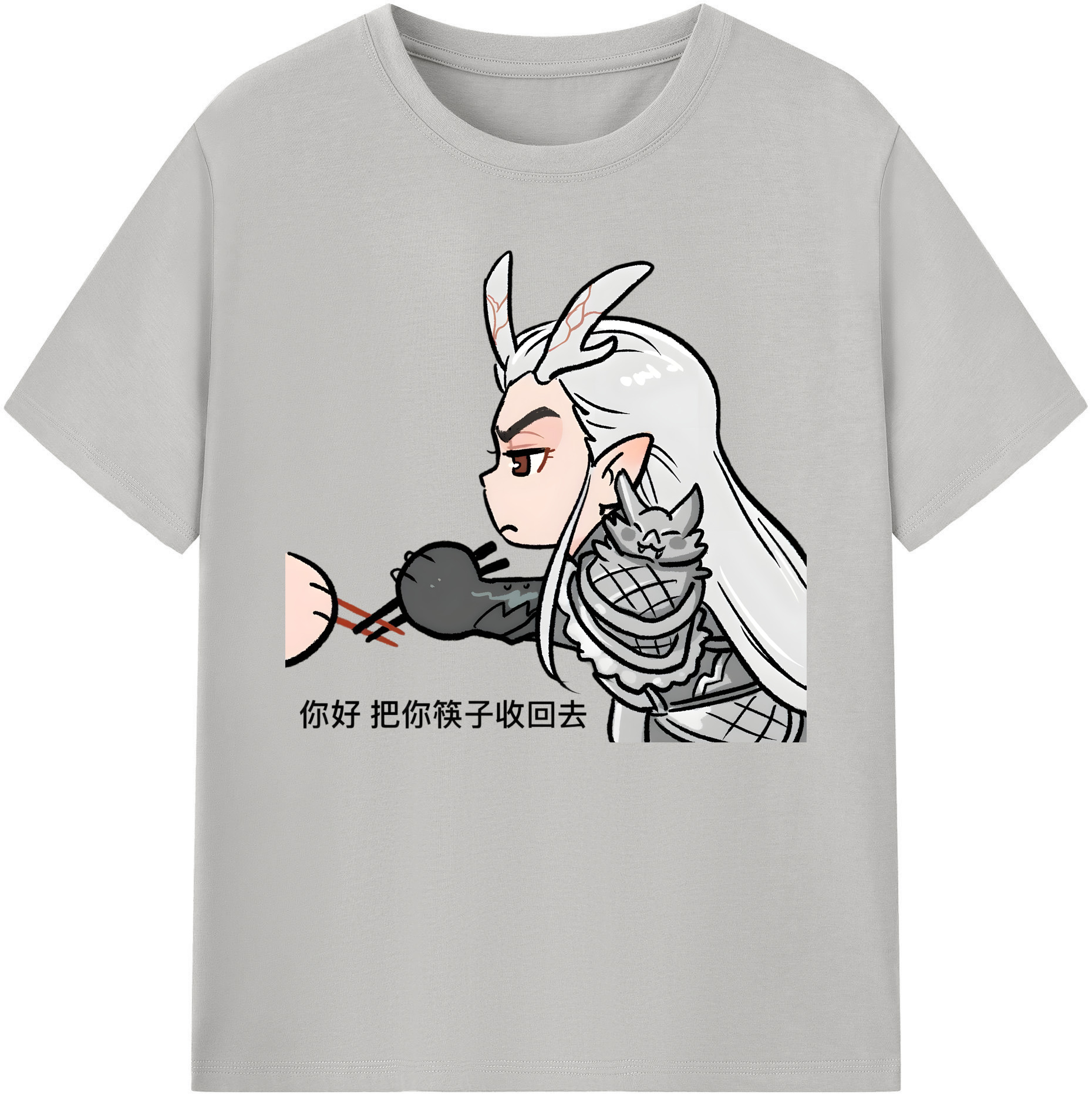 （画像用） Ne Zha 2 ナタ 魔童の大暴れ 綿100％ メンズ半袖Tシャツ｜肌触りやわらか＆通気性